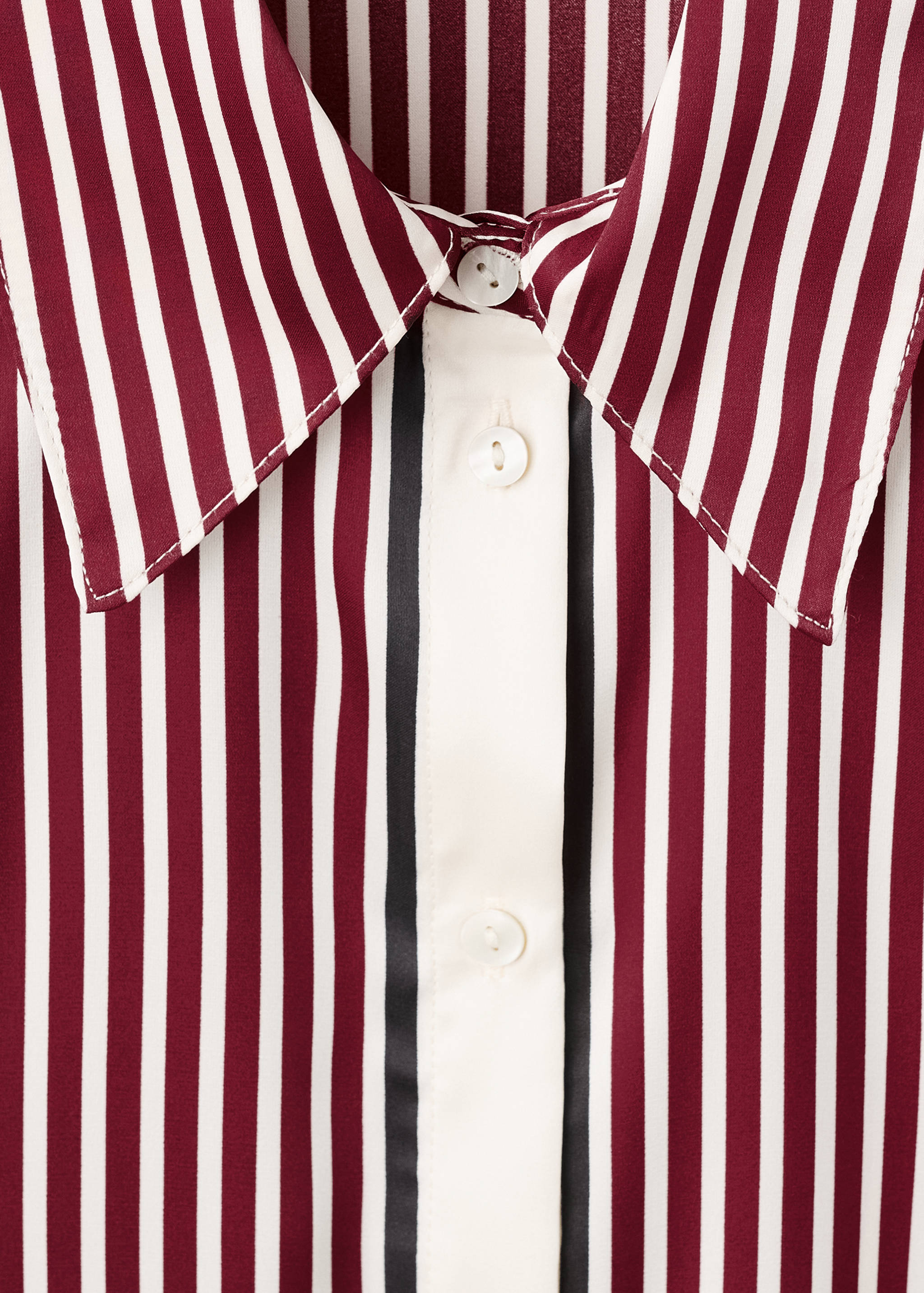 Combined striped shirt - Details of the article 8