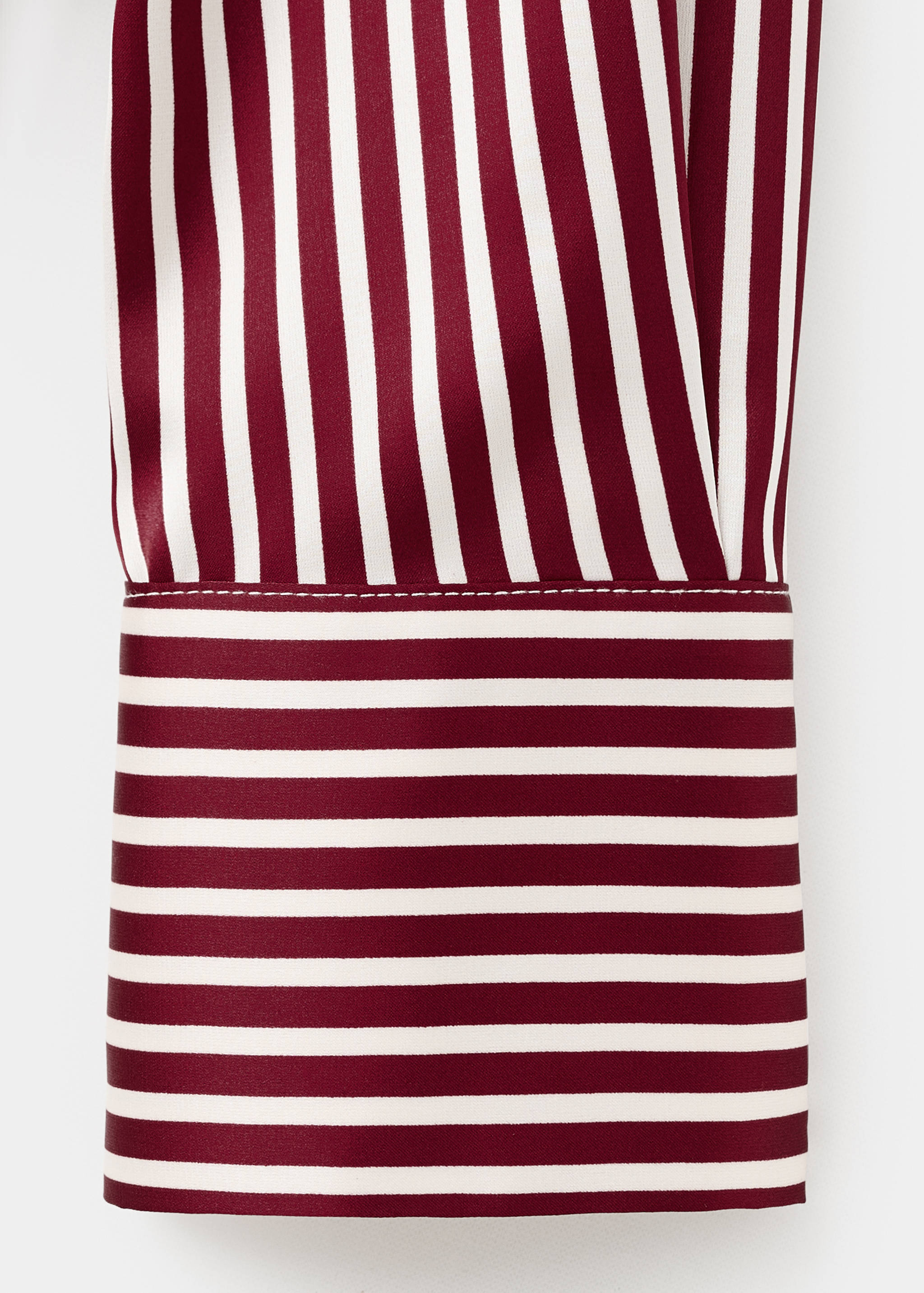 Combined striped shirt - Details of the article 0