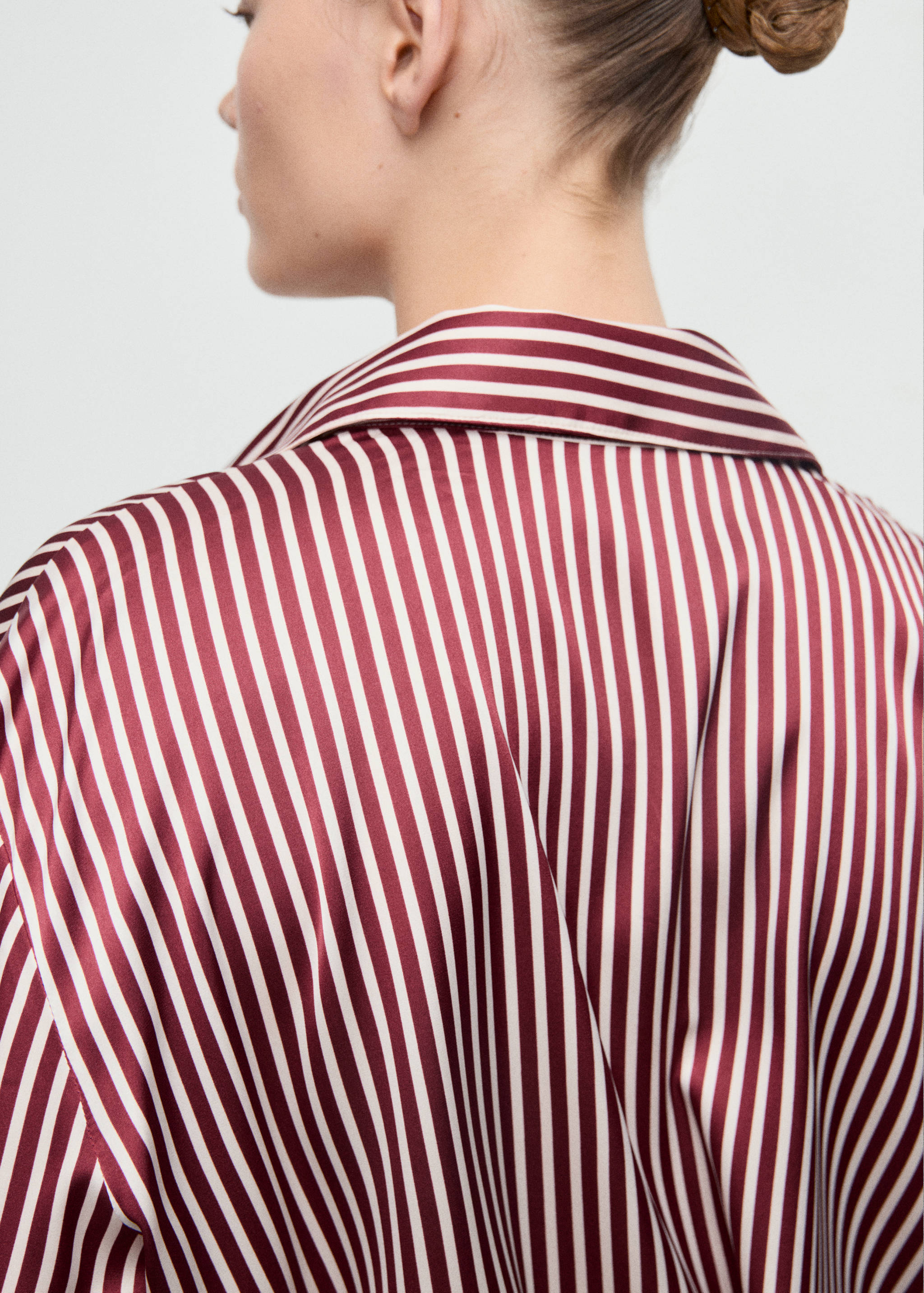 Combined striped shirt - Details of the article 4