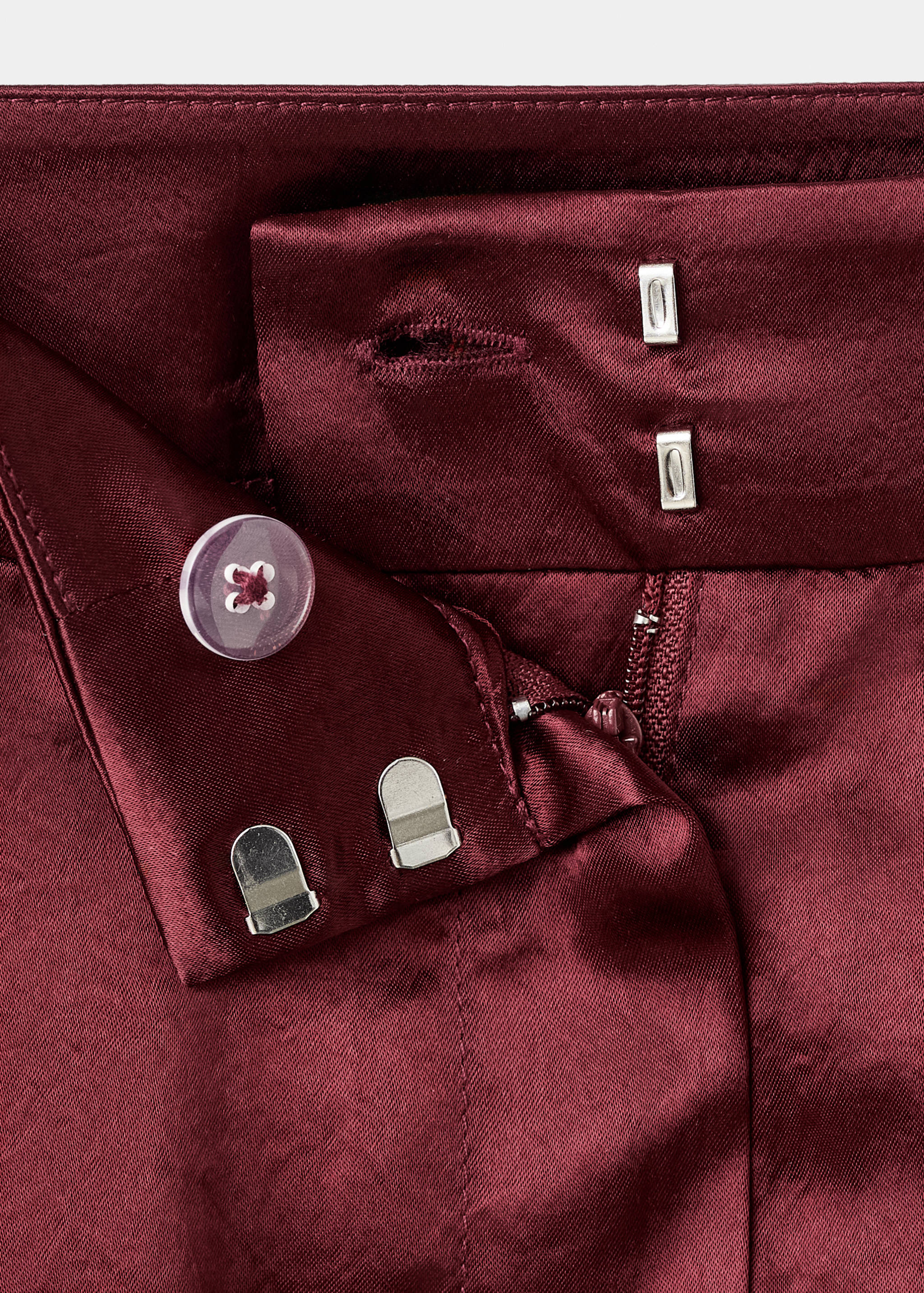 بنطلون واسع الساق ساتيني - تفاصيل المنتج 8