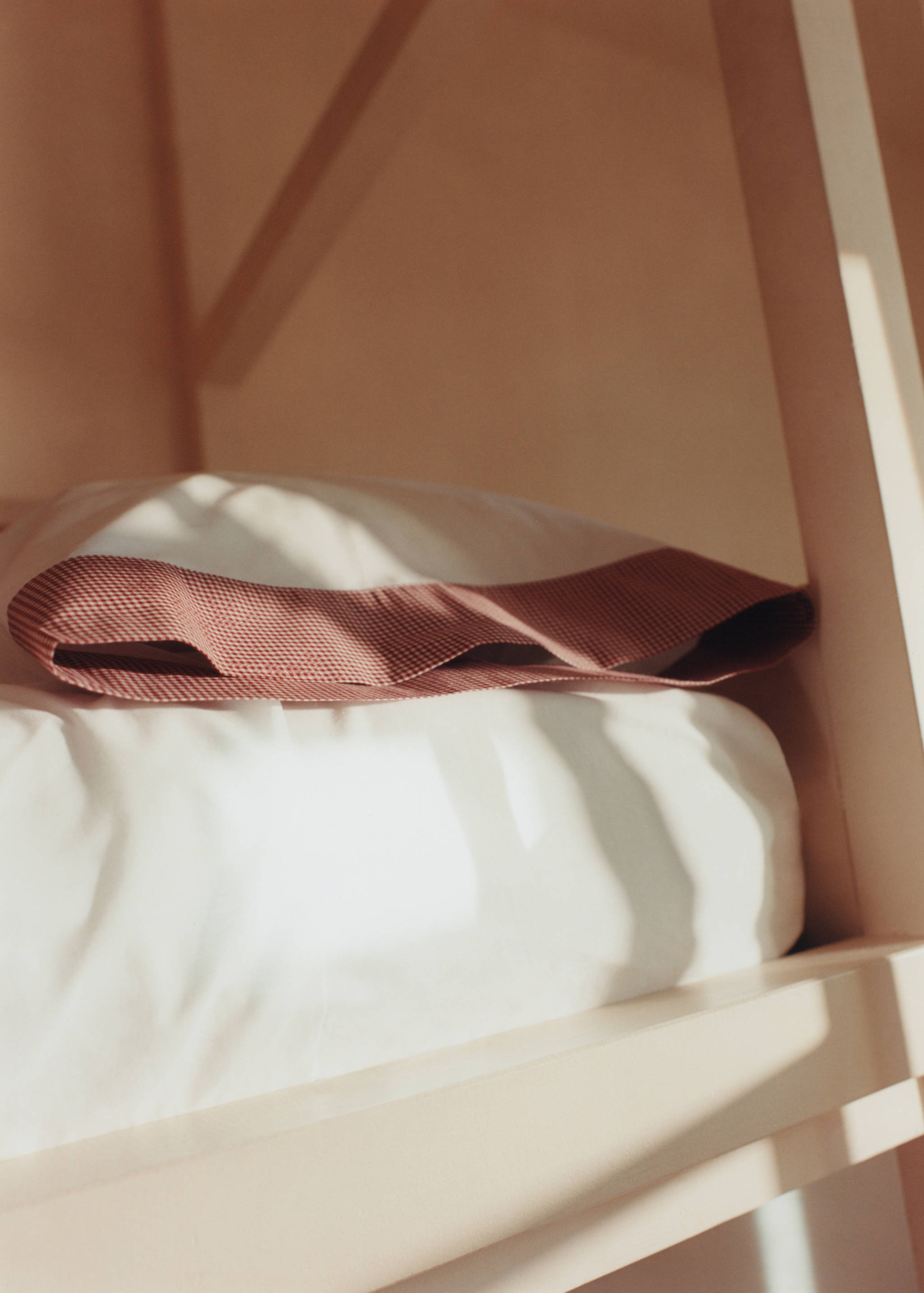 Yarn-dyed gingham-check children's pillowcase 30x50 cm - Details of the article 6