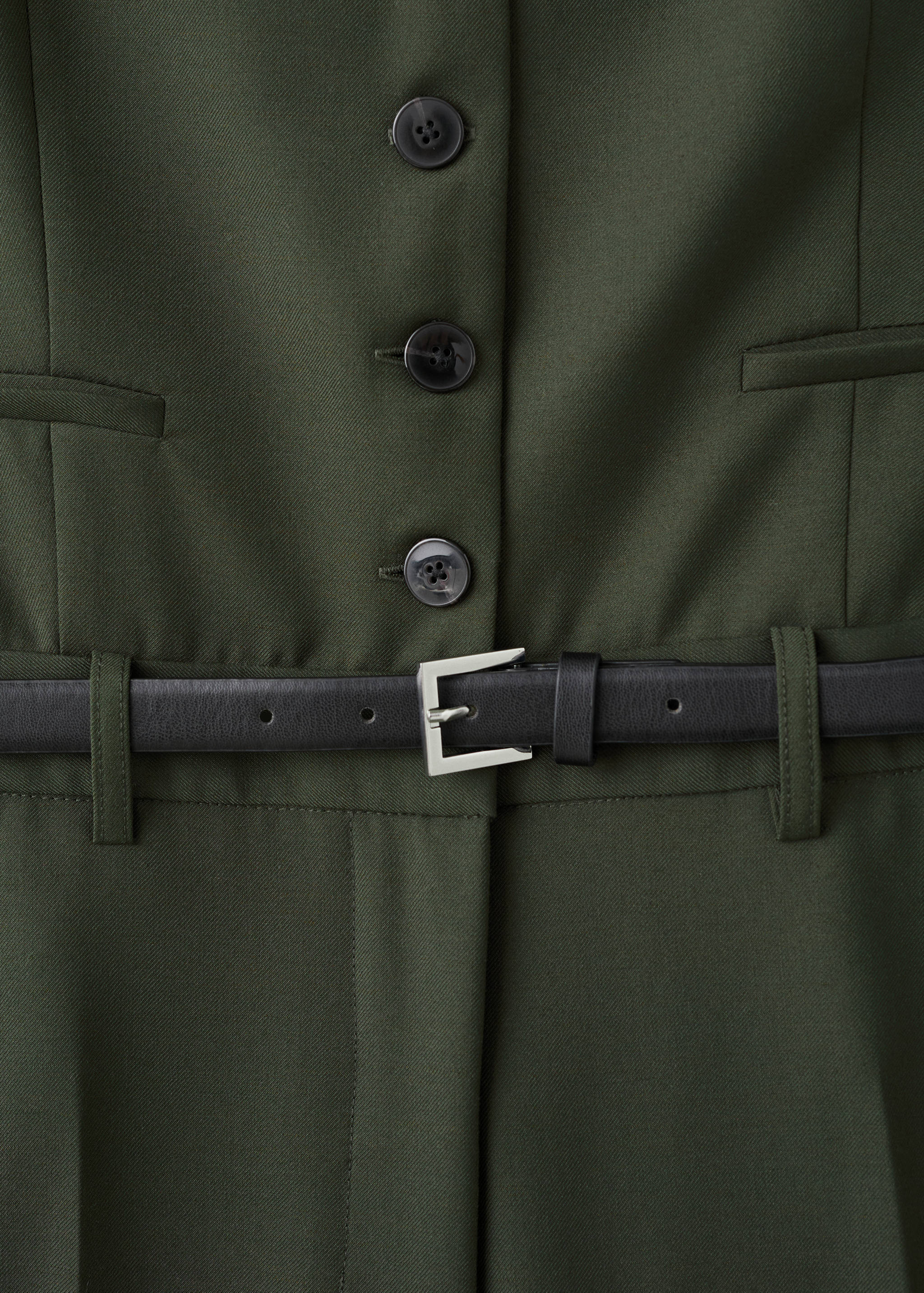 Suit-style jumpsuit with suit - Details of the article 0