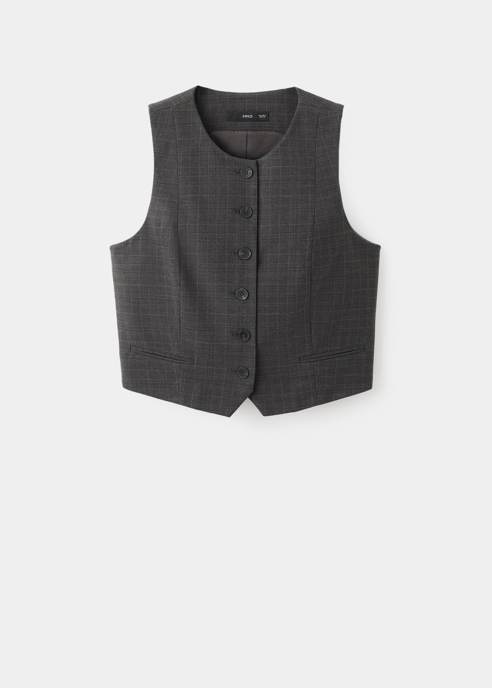 Check suit waistcoat - Article without model