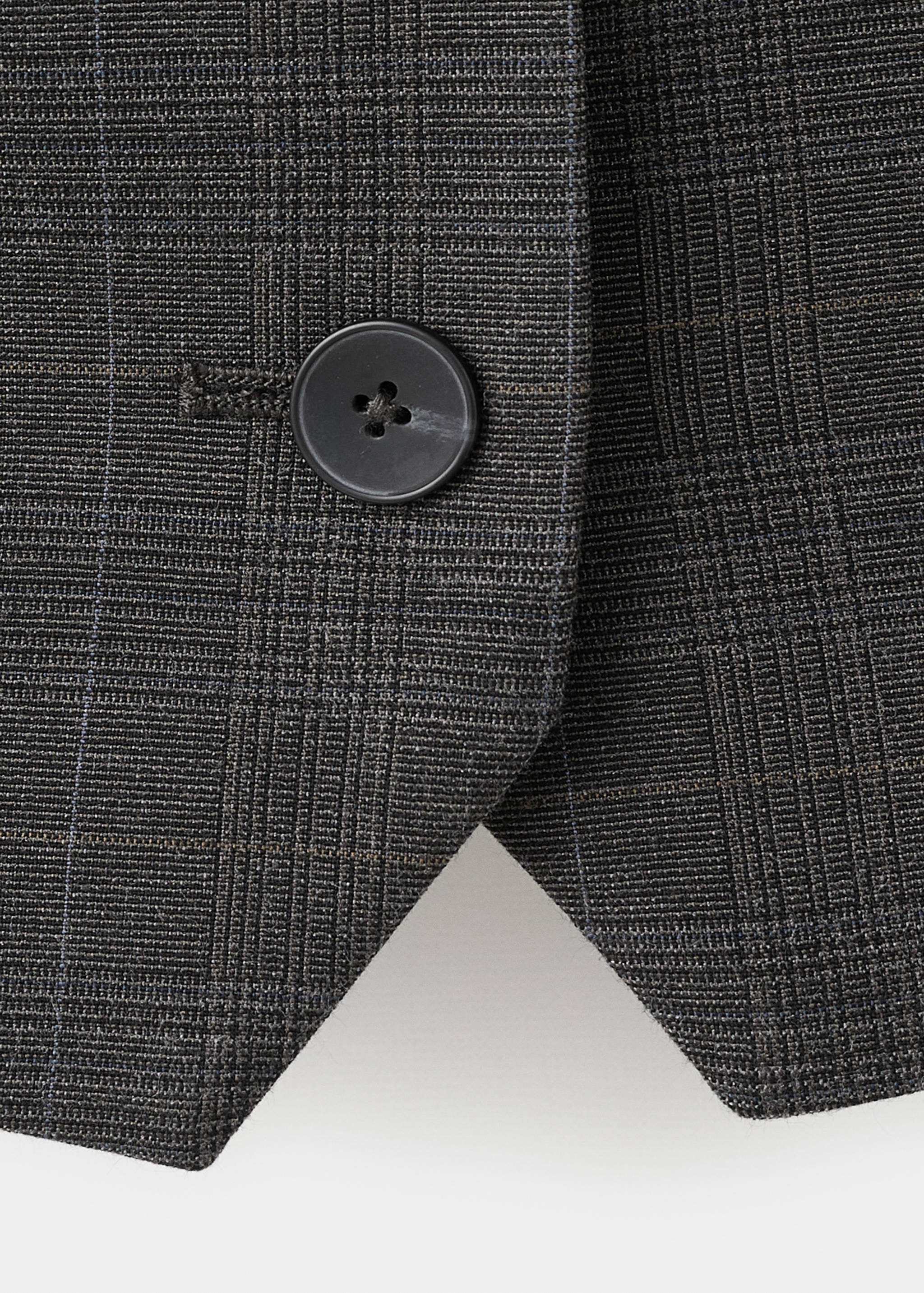 Check suit waistcoat - Details of the article 0