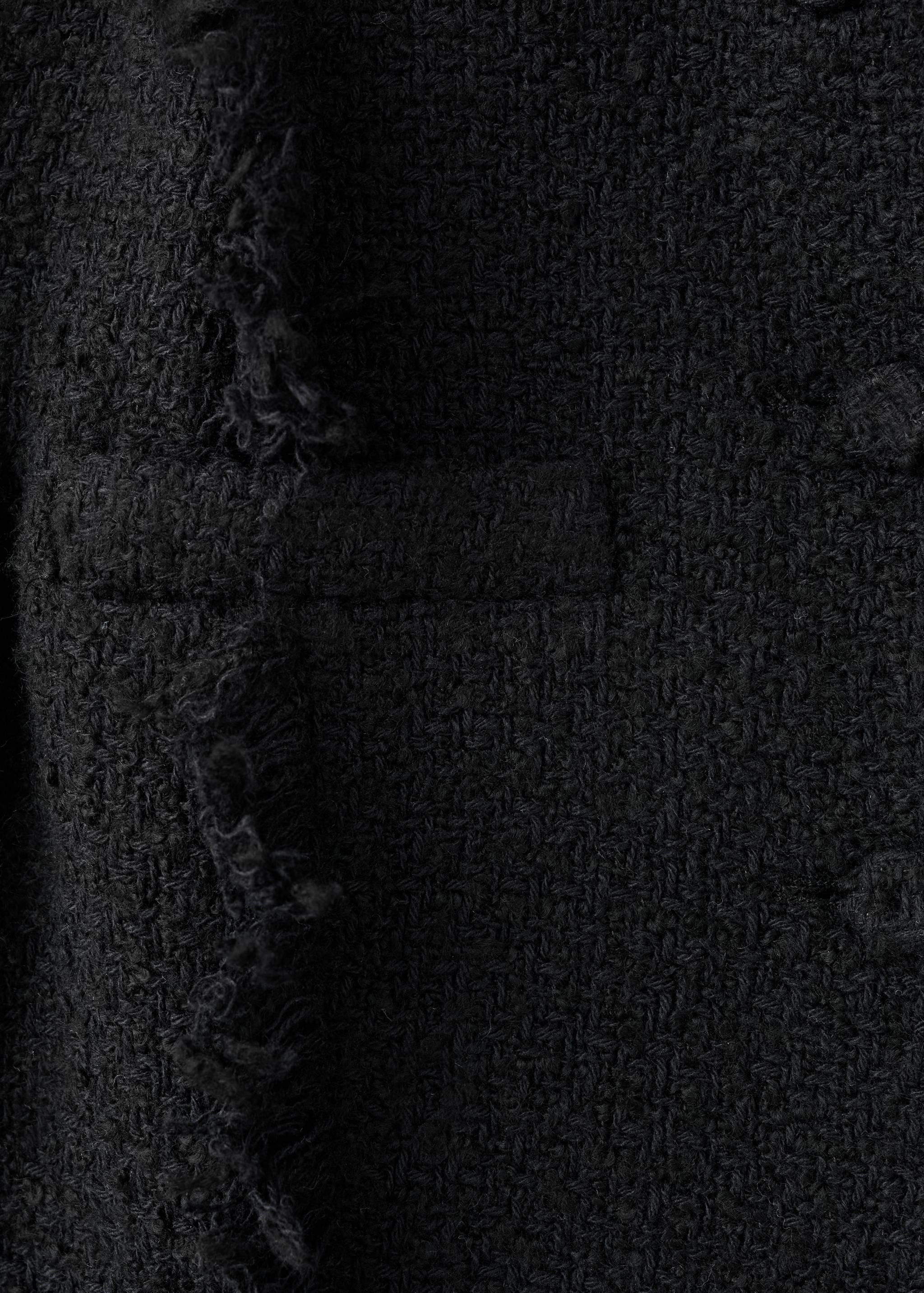 Veste tweed bords effilochés - Détail de l'article 0