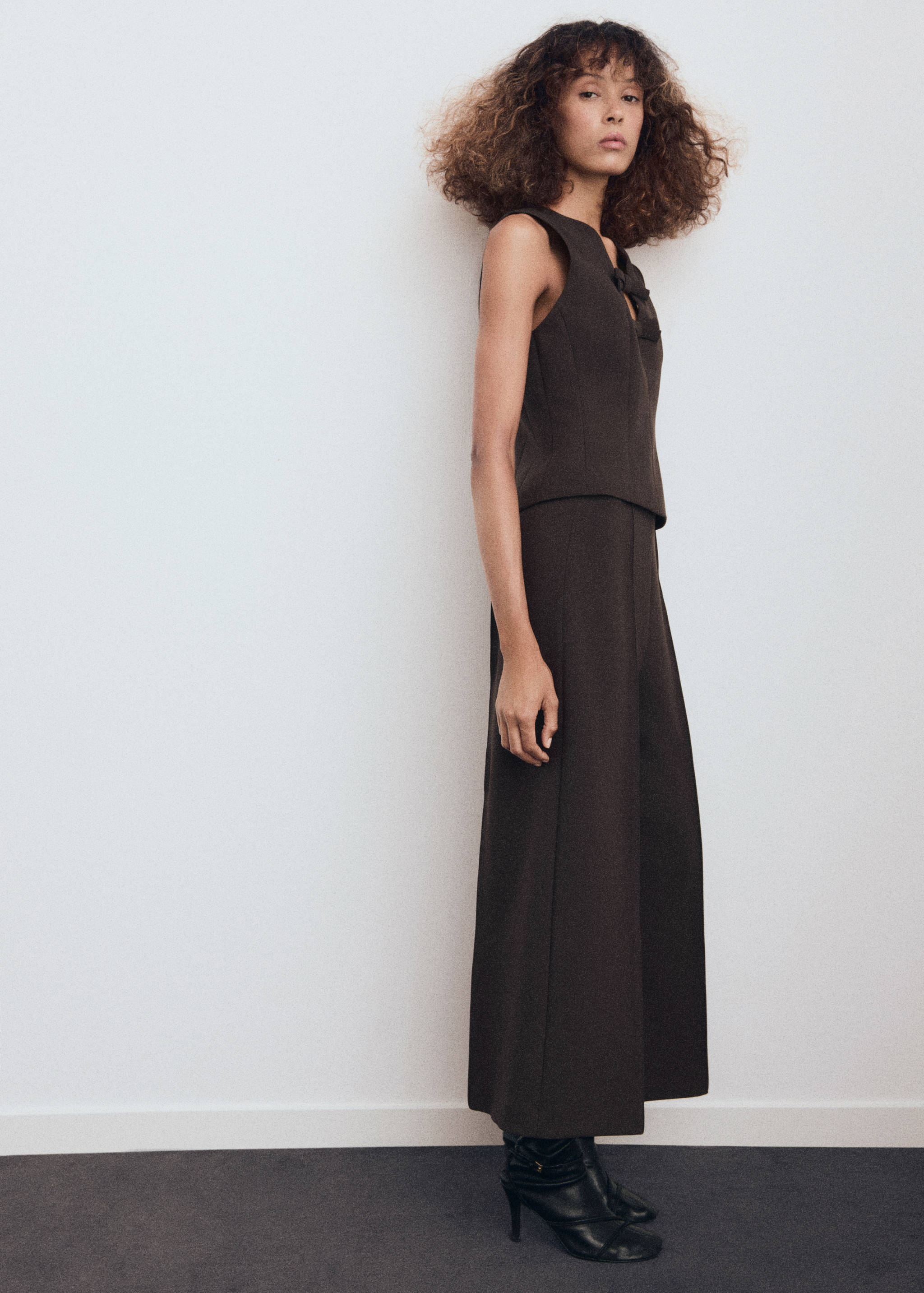 Pantalón culotte crop - Plano general