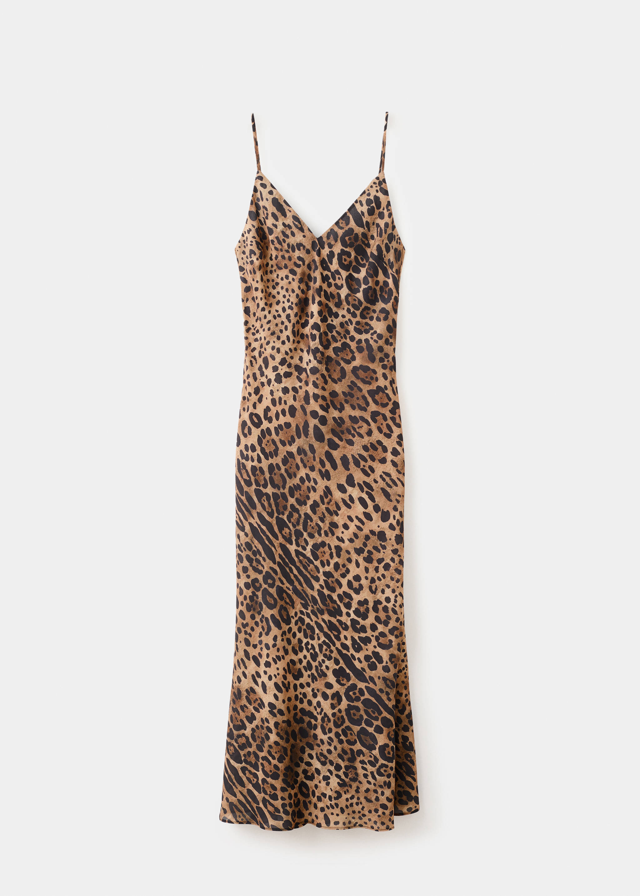 Leopard-print open-back dress - Article without model