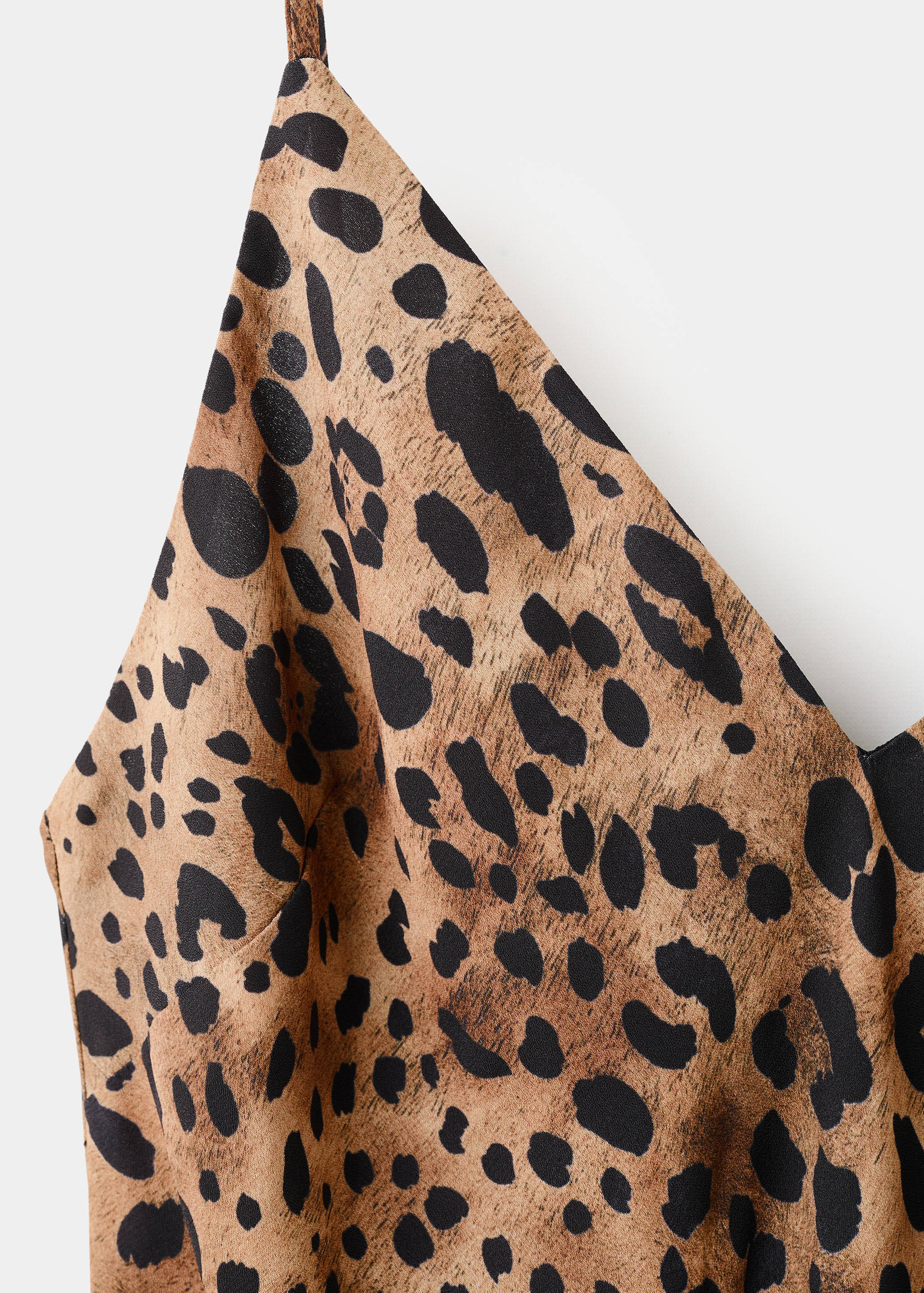 Leopard-print open-back dress - Details of the article 8