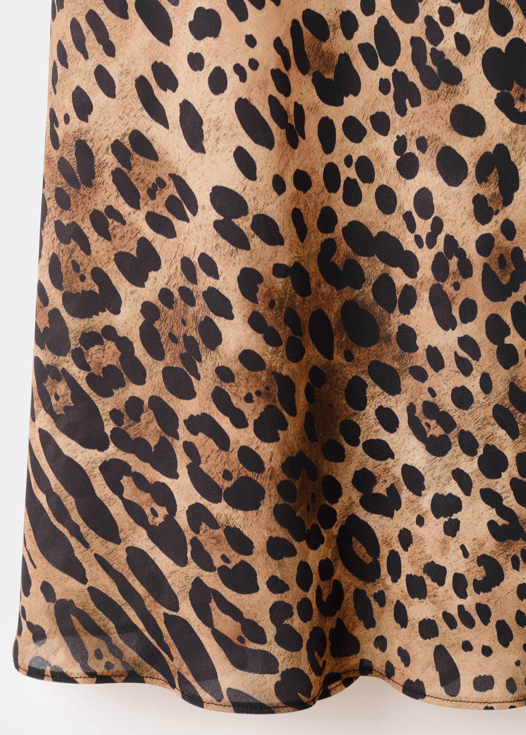 Leopard-print open-back dress - Details of the article 0