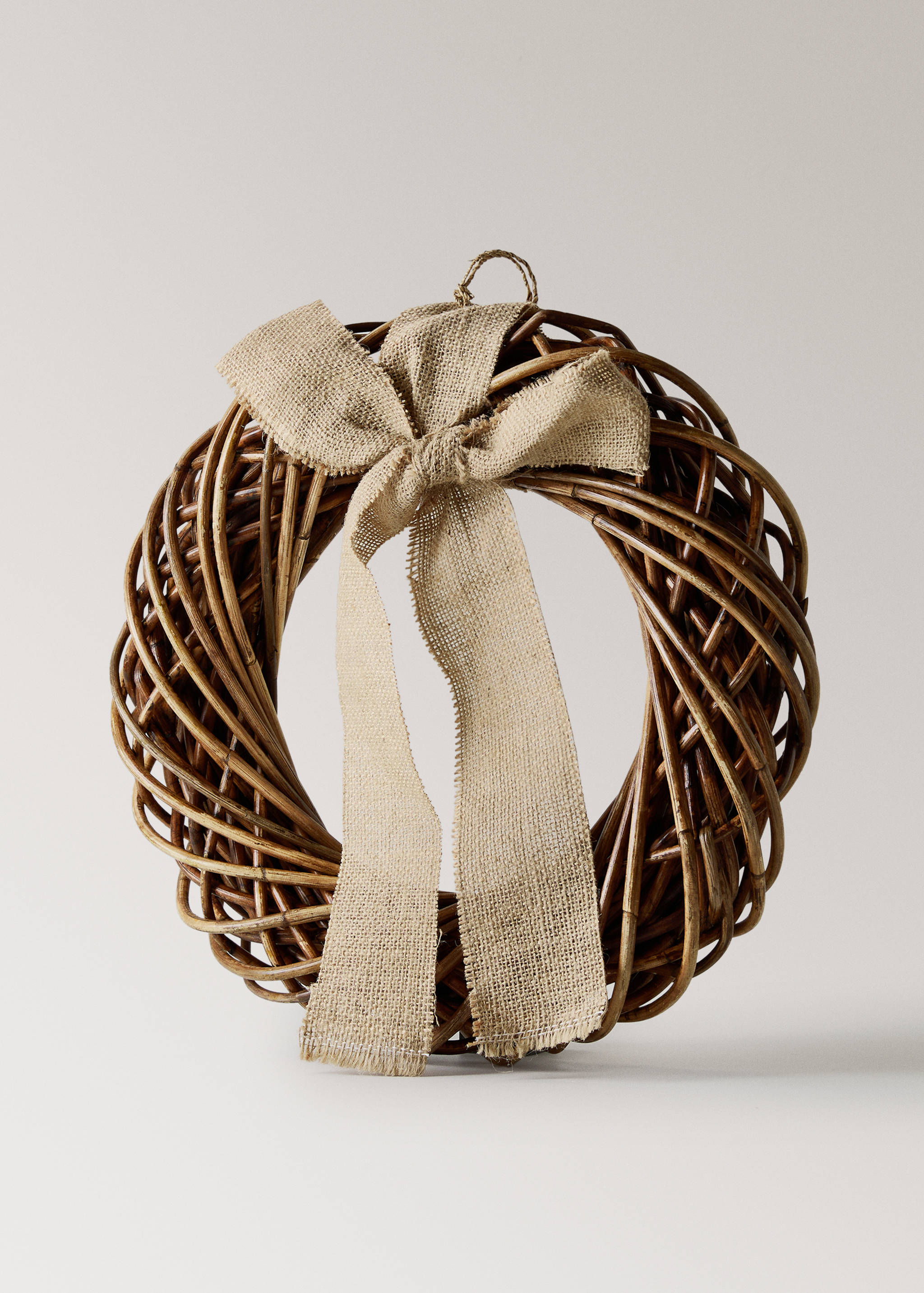 Thick rattan Christmas crown - Details of the article 1