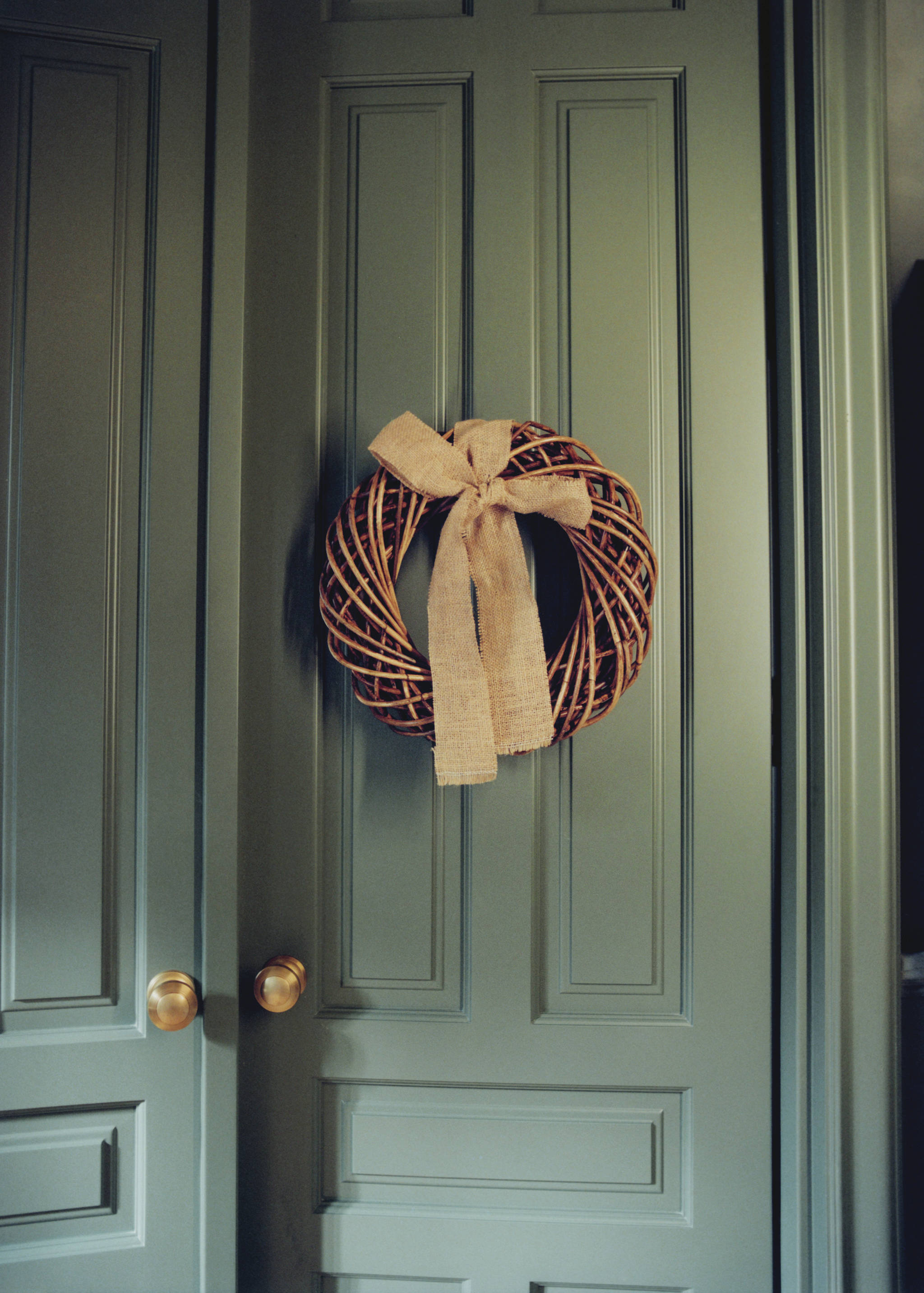 Thick rattan Christmas crown - Details of the article 6