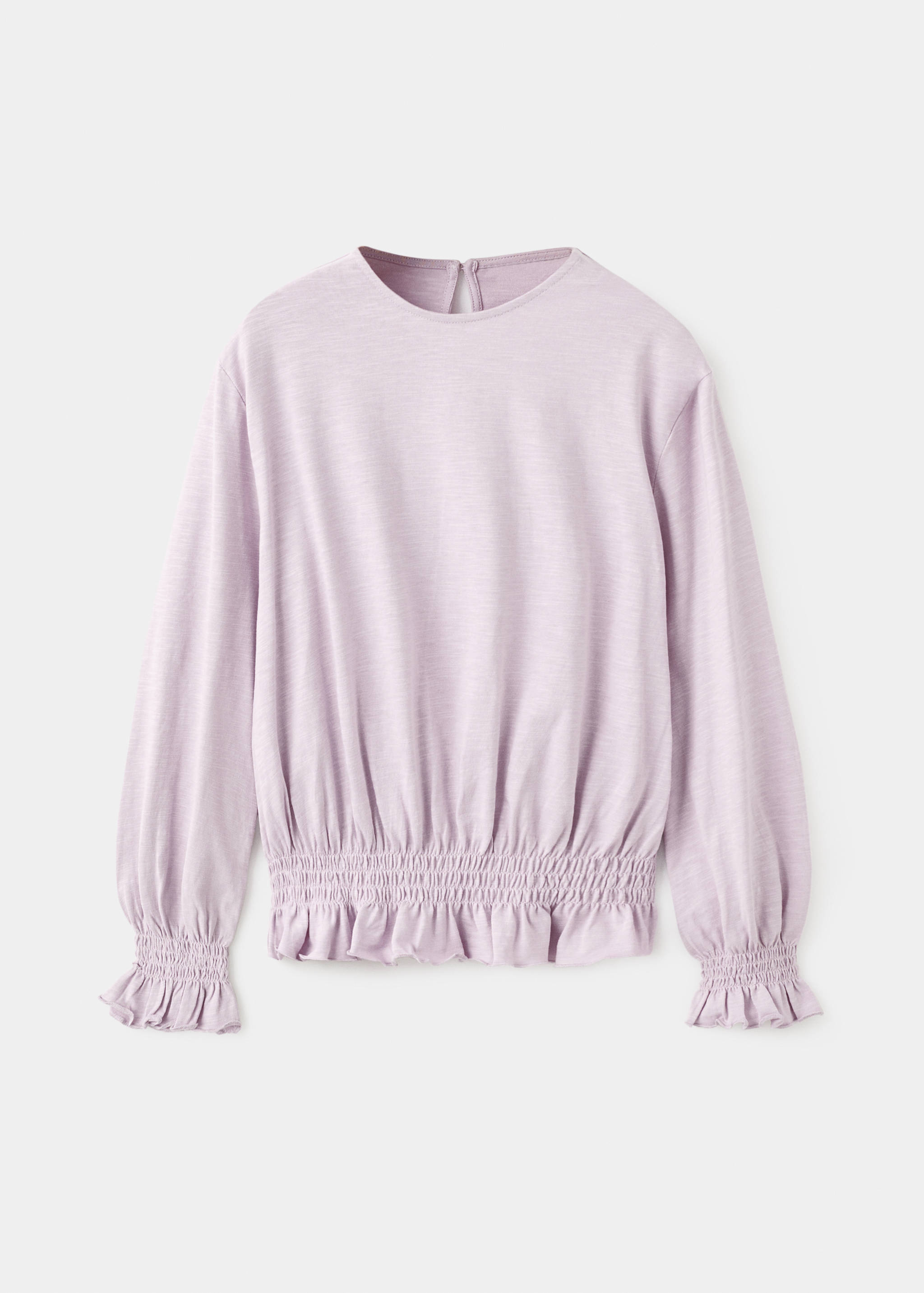 T-shirt with gathered details - Article without model