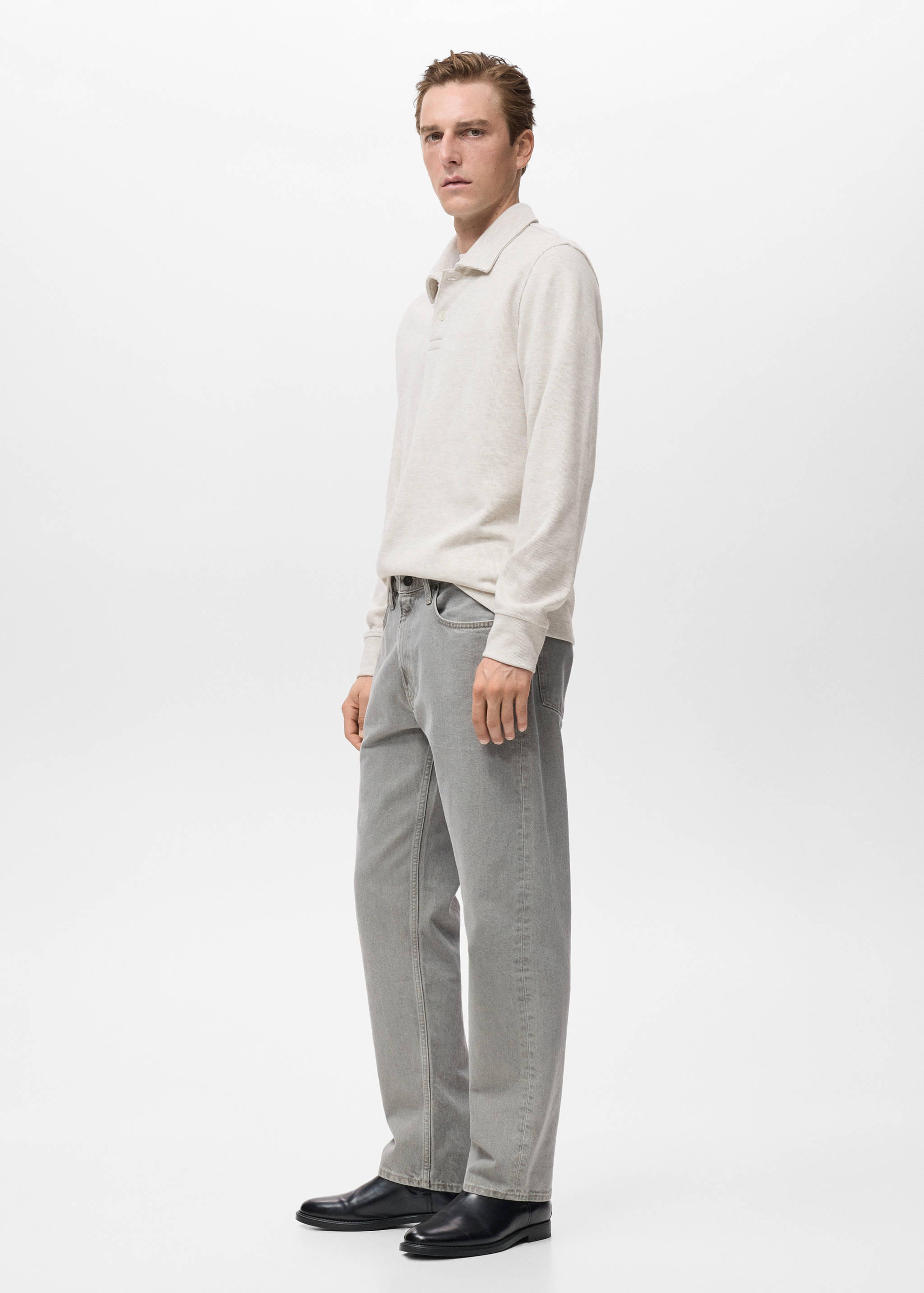 Regular-fit polo sweatshirt - Details of the article 2