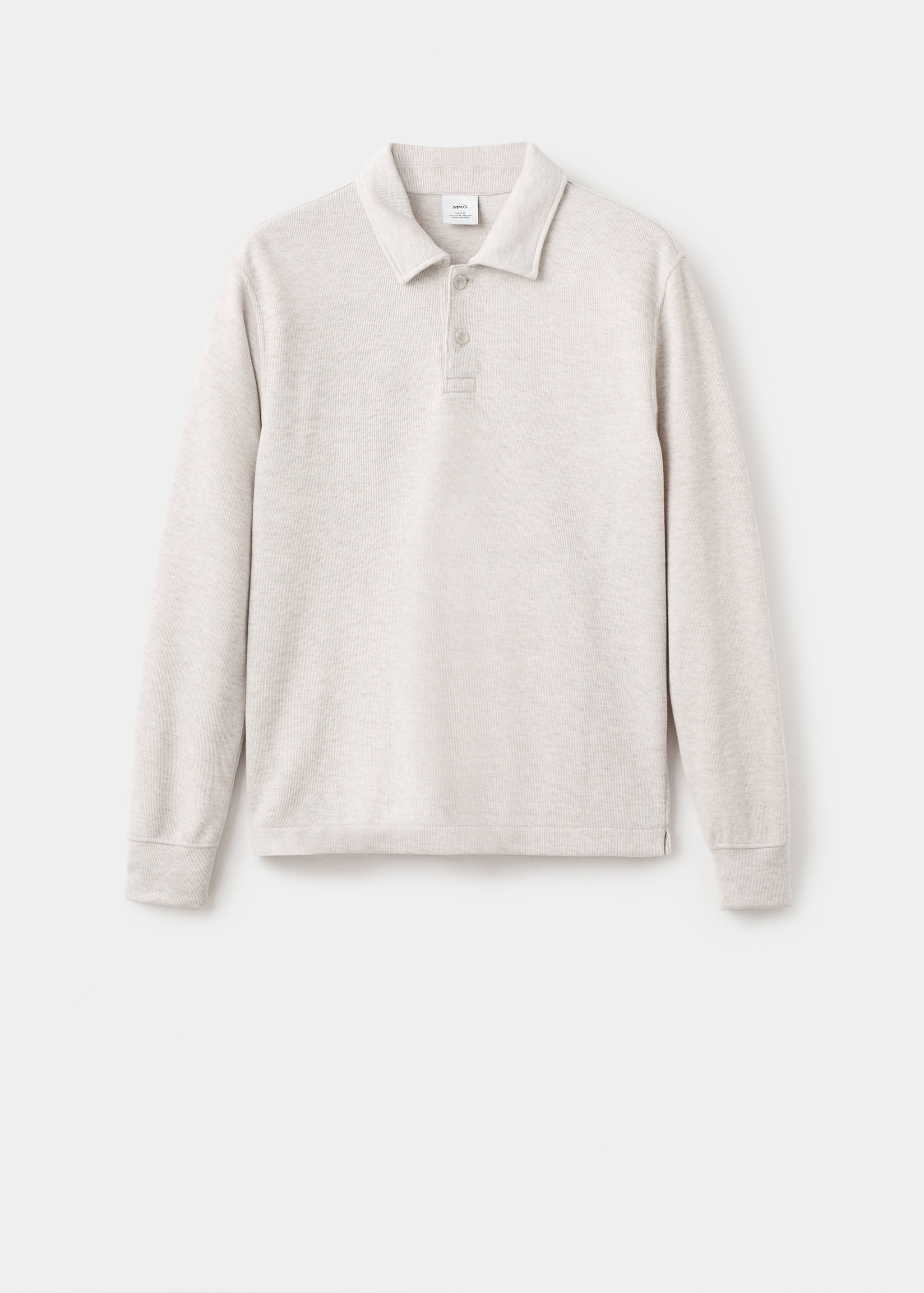 Regular-fit polo sweatshirt - Article without model
