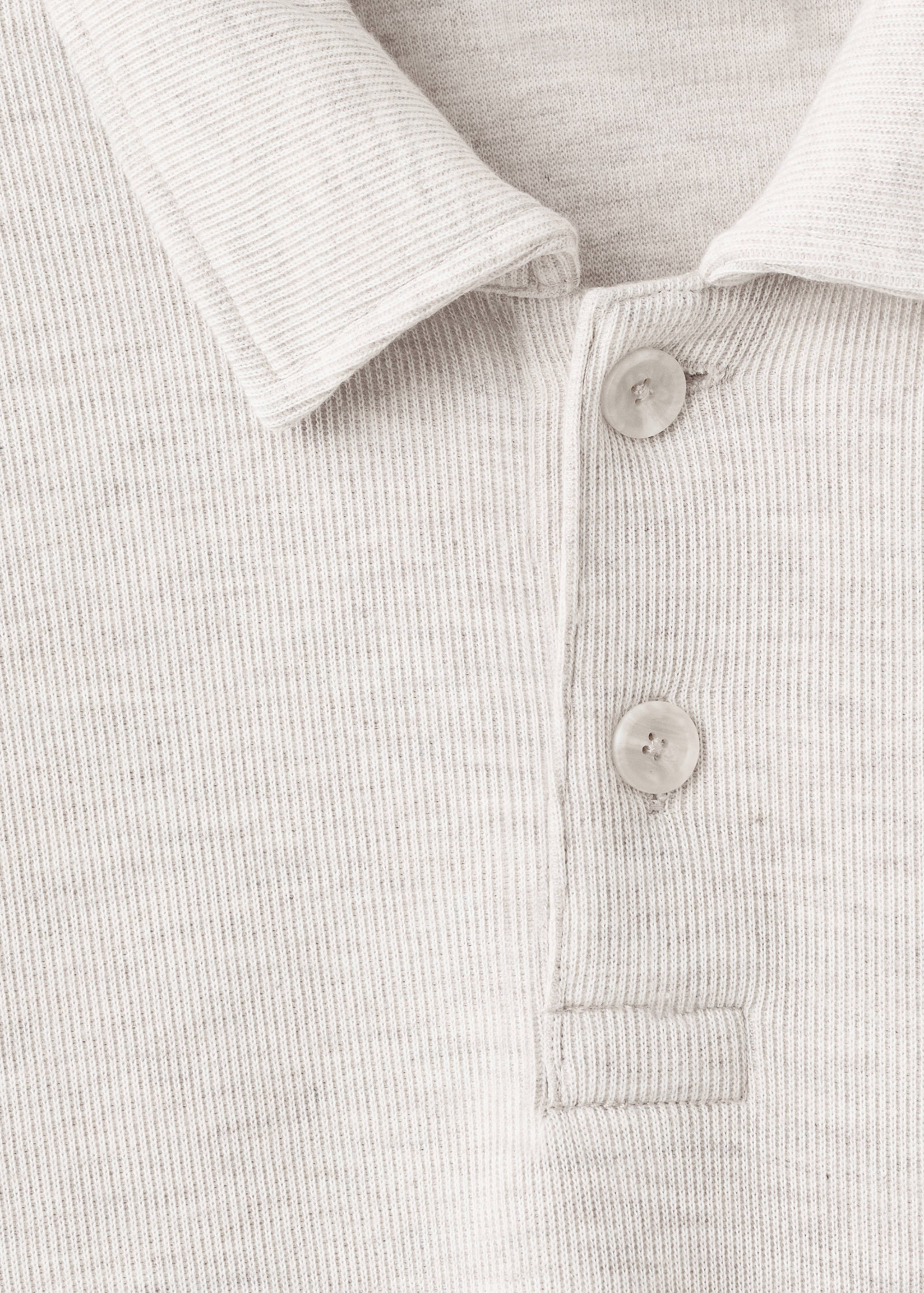 Regular-fit polo sweatshirt - Details of the article 8