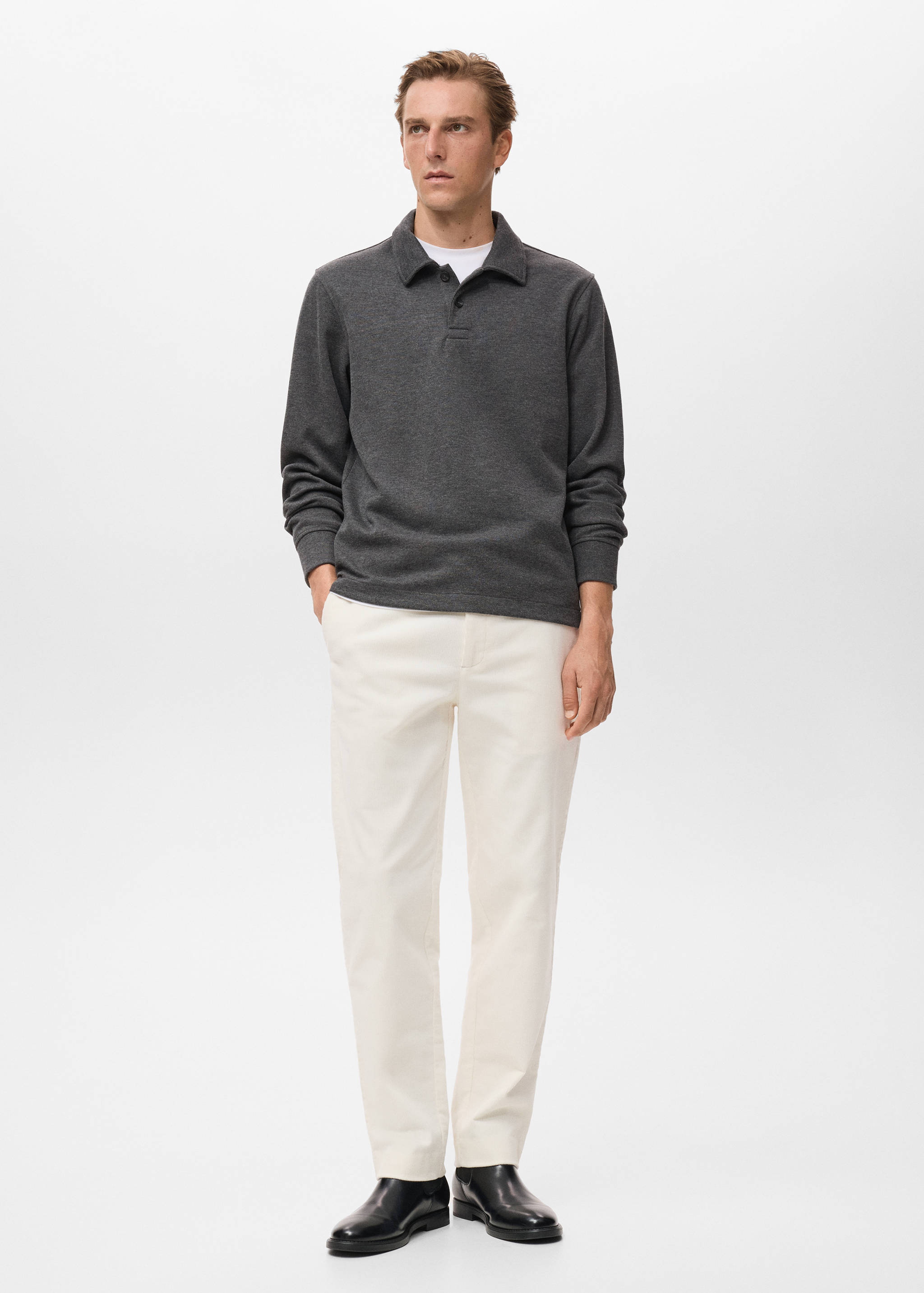 Regular-fit polo sweatshirt - General plane
