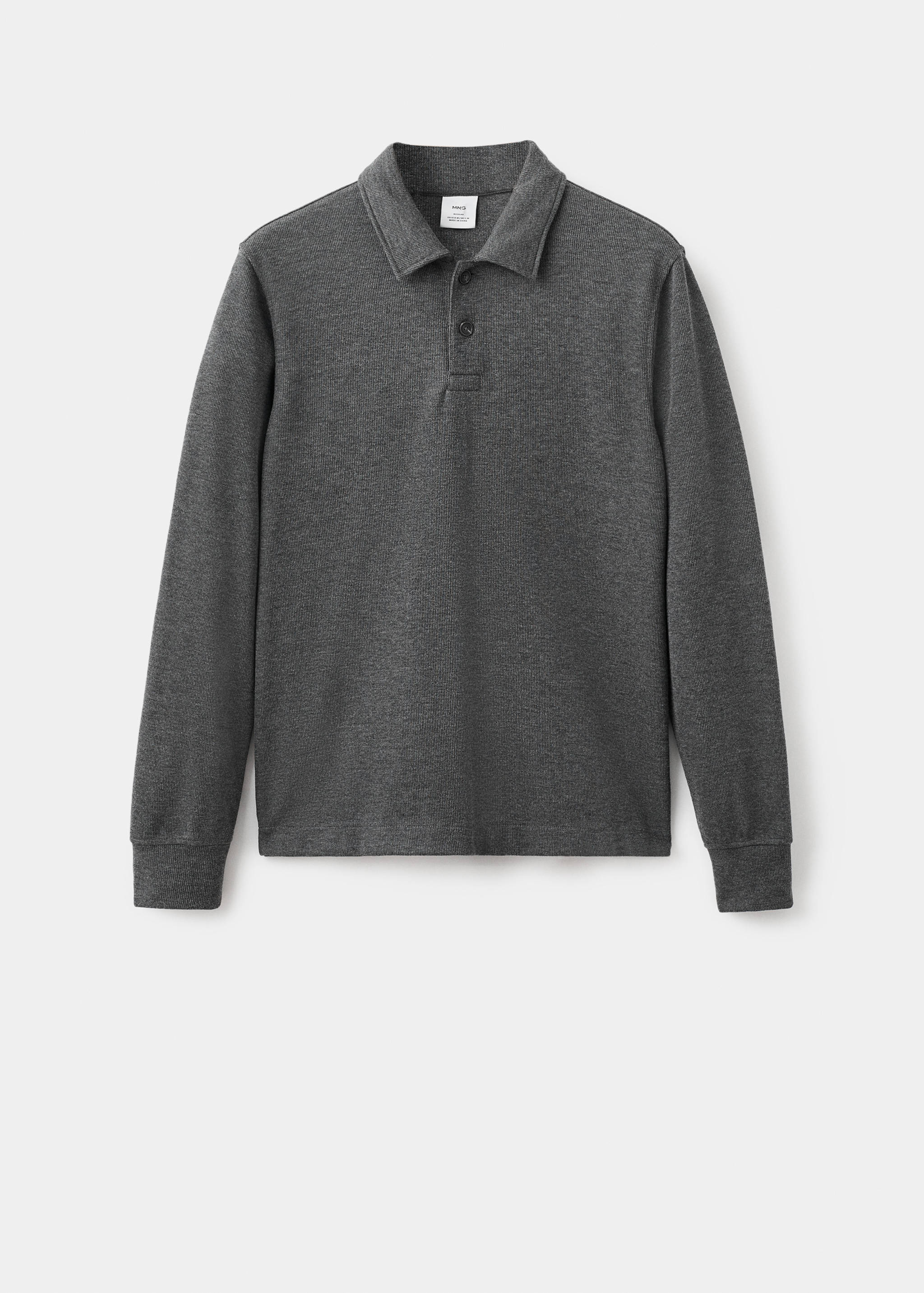 Regular-fit polo sweatshirt - Article without model