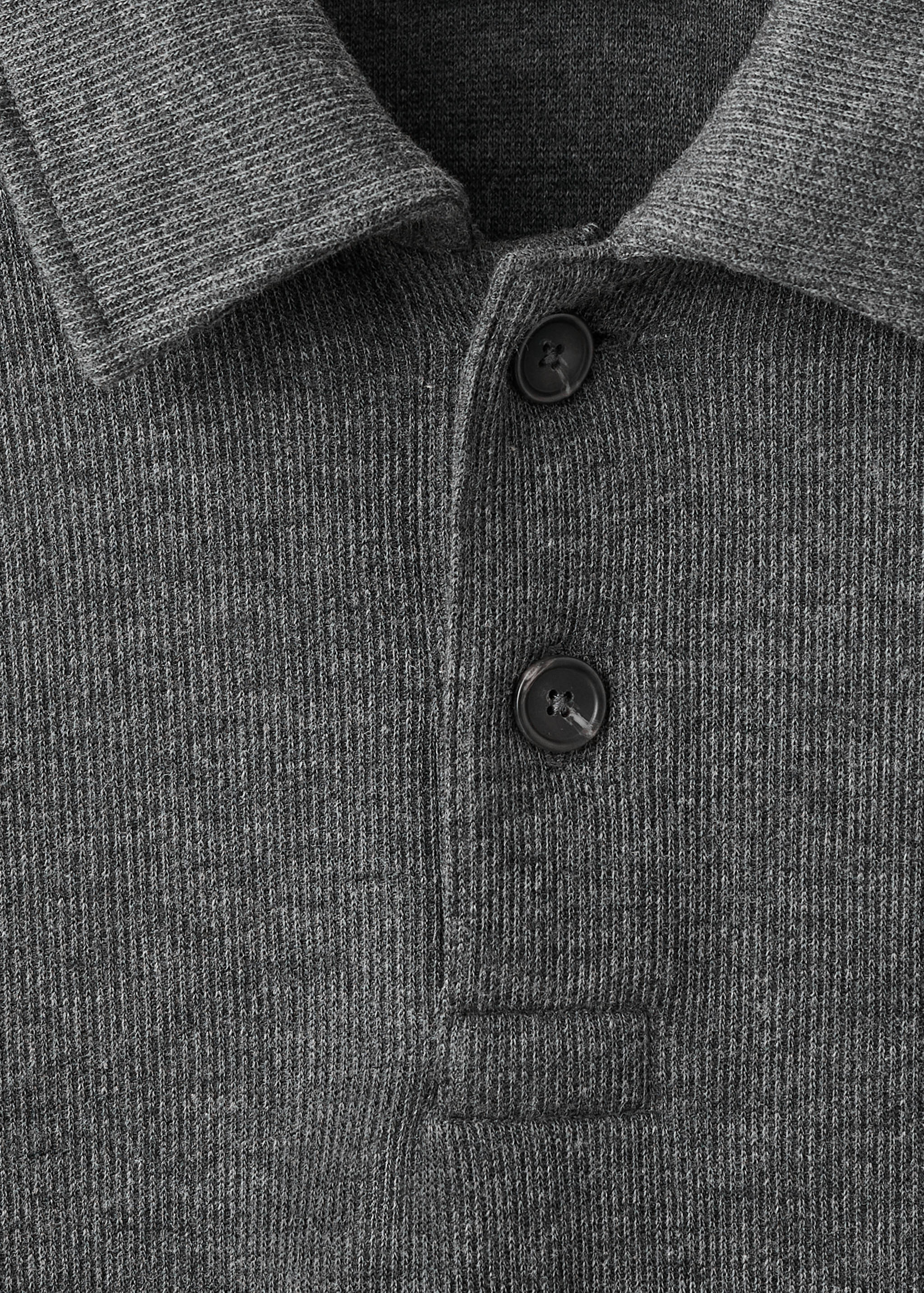 Regular-fit polo sweatshirt - Details of the article 8