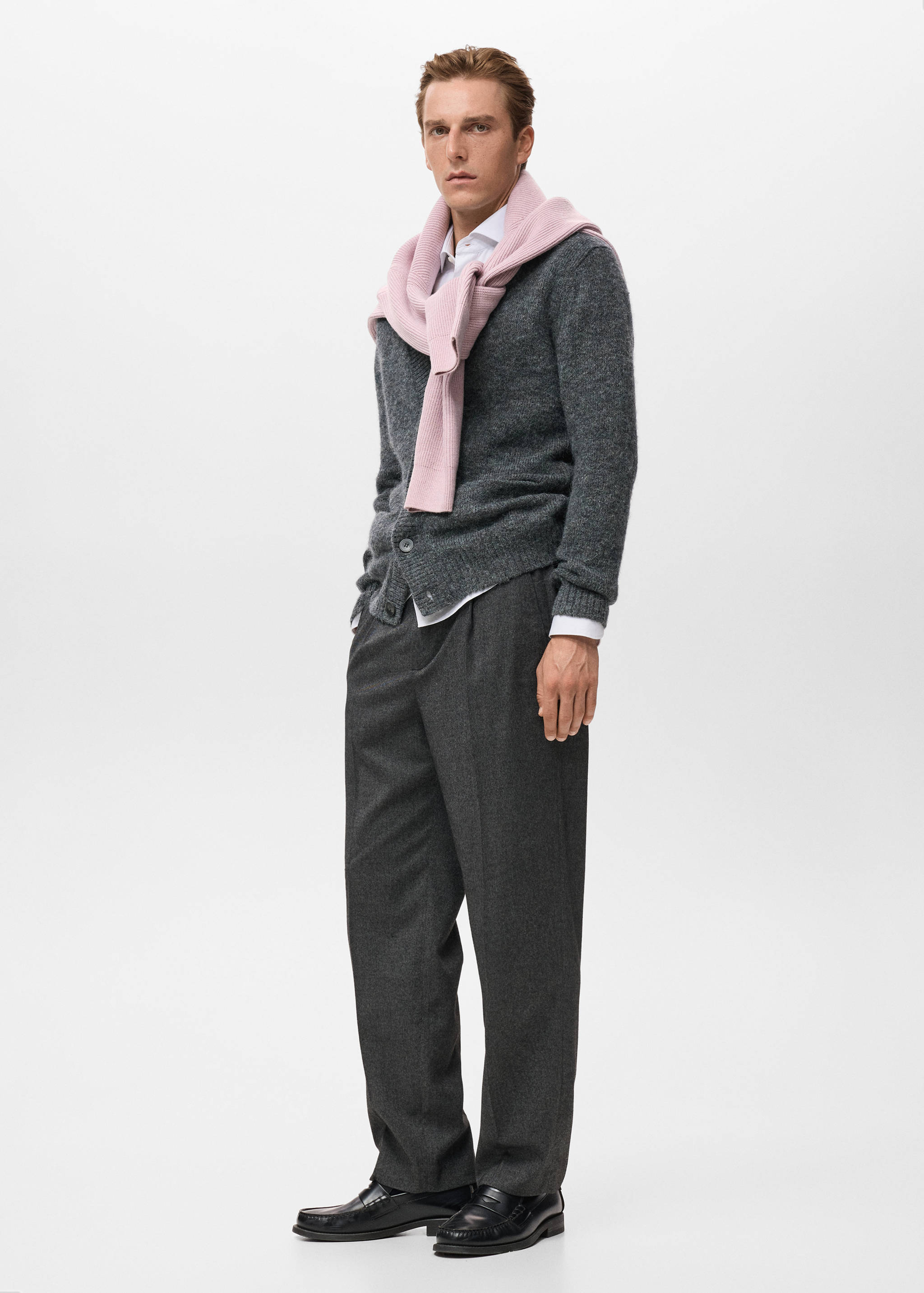 Knitted button cardigan - Details of the article 2