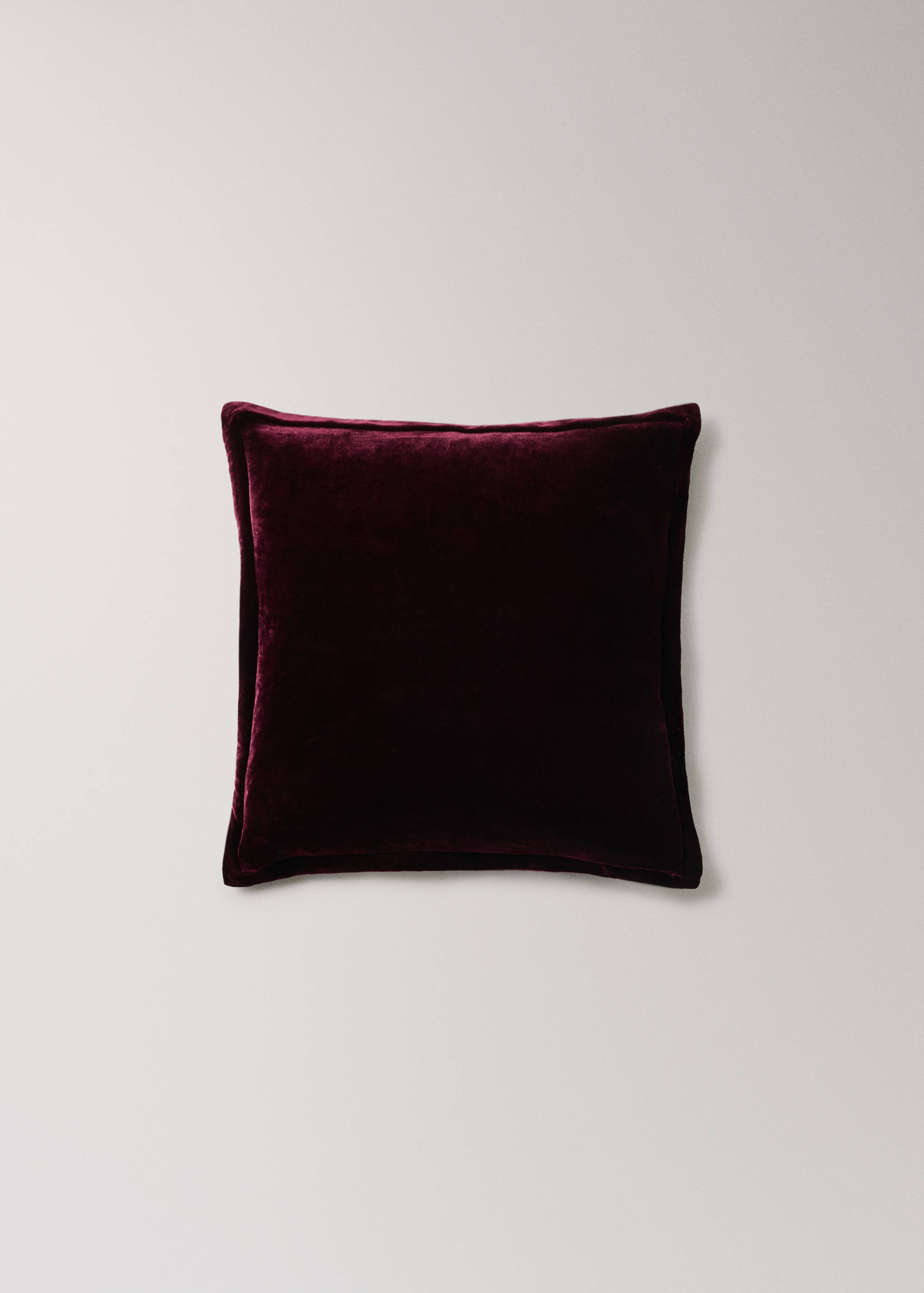 Housse de coussin en velours et soie 45x45 cm - Article sans modèle
