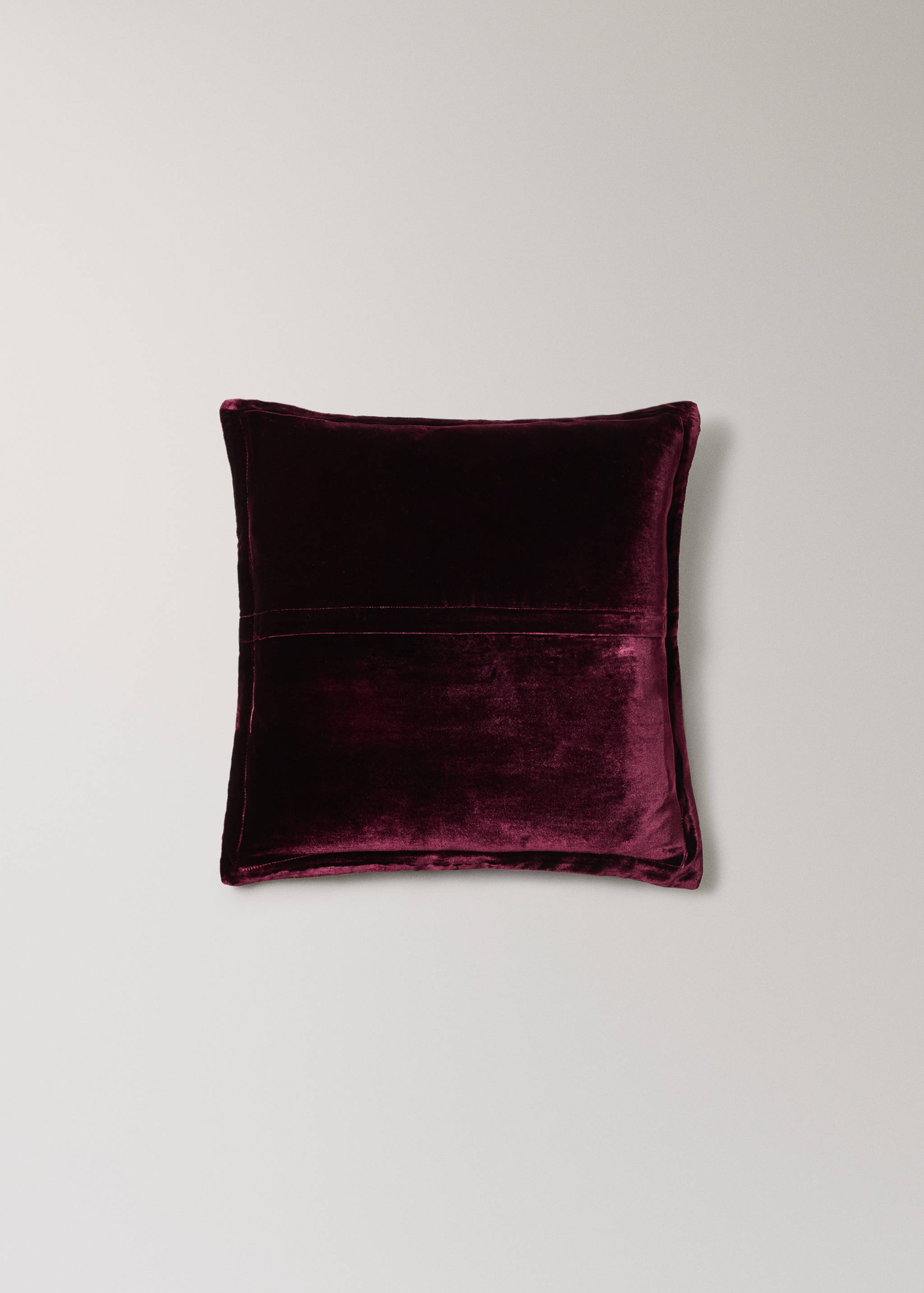 Housse de coussin en velours et soie 45x45 cm - Détail de l'article 1