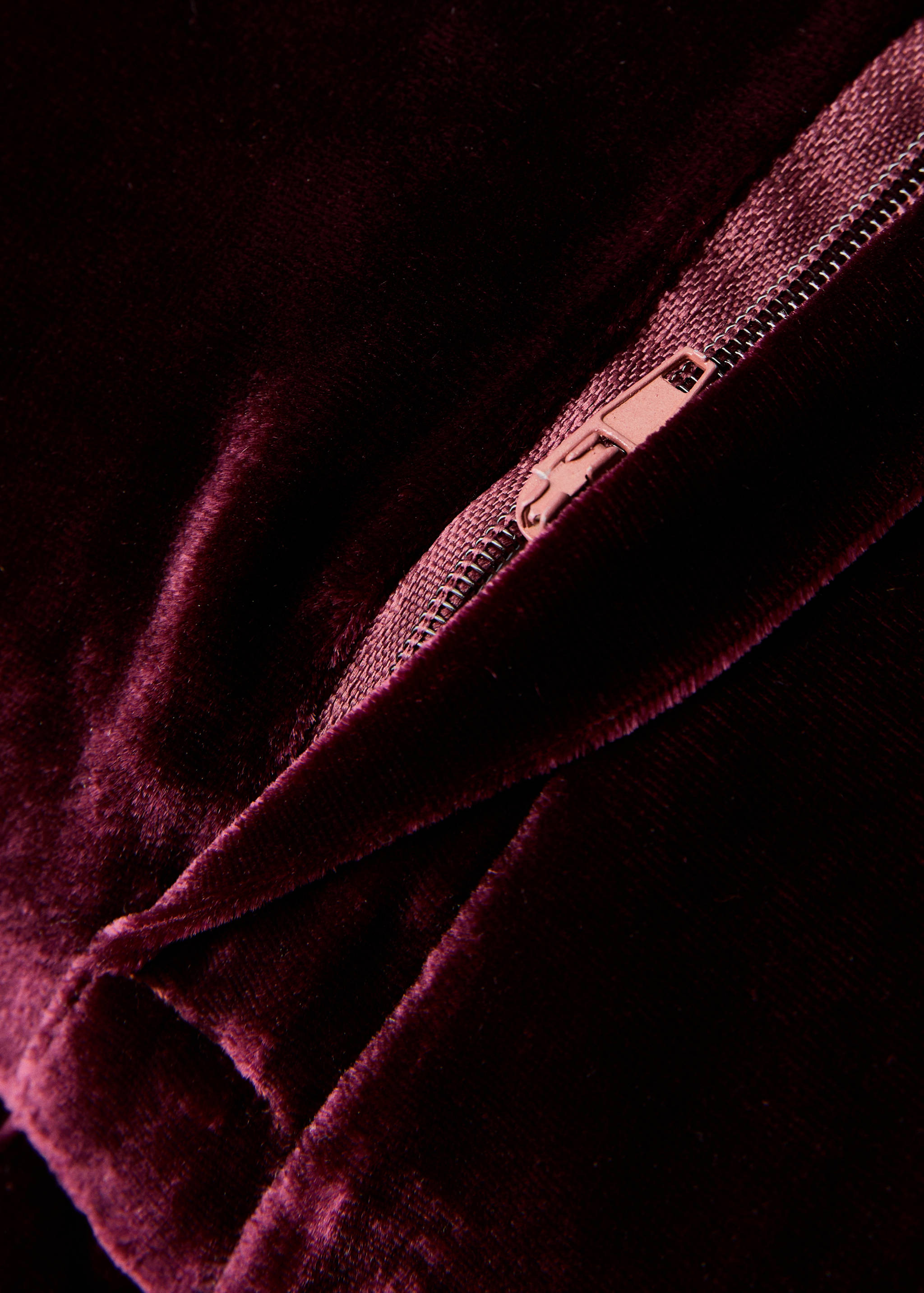 Housse de coussin en velours et soie 45x45 cm - Détail de l'article 2