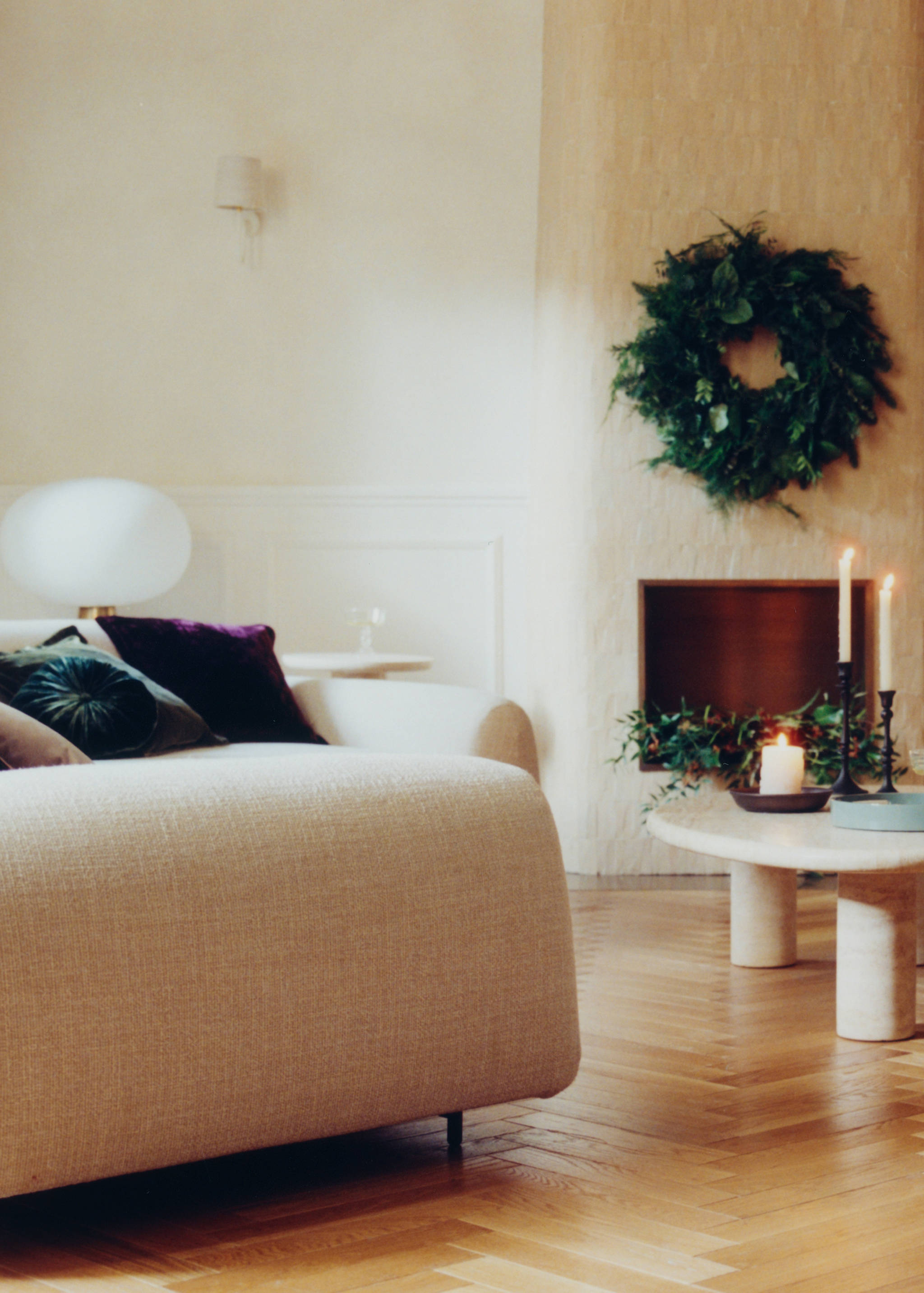 Housse de coussin en velours et soie 45x45 cm - Détail de l'article 6