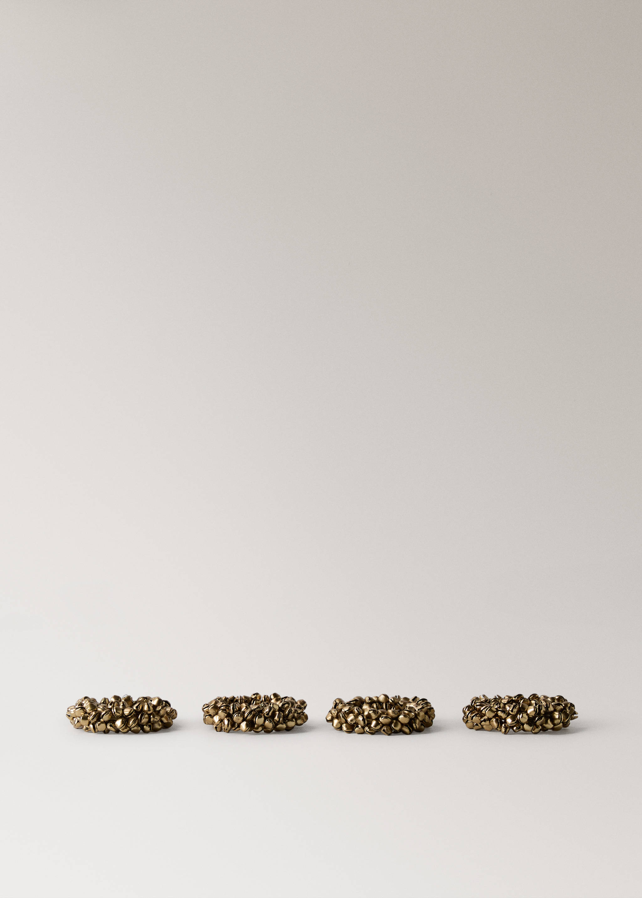 Rond de serviette décoration avec clochettes - Article sans modèle