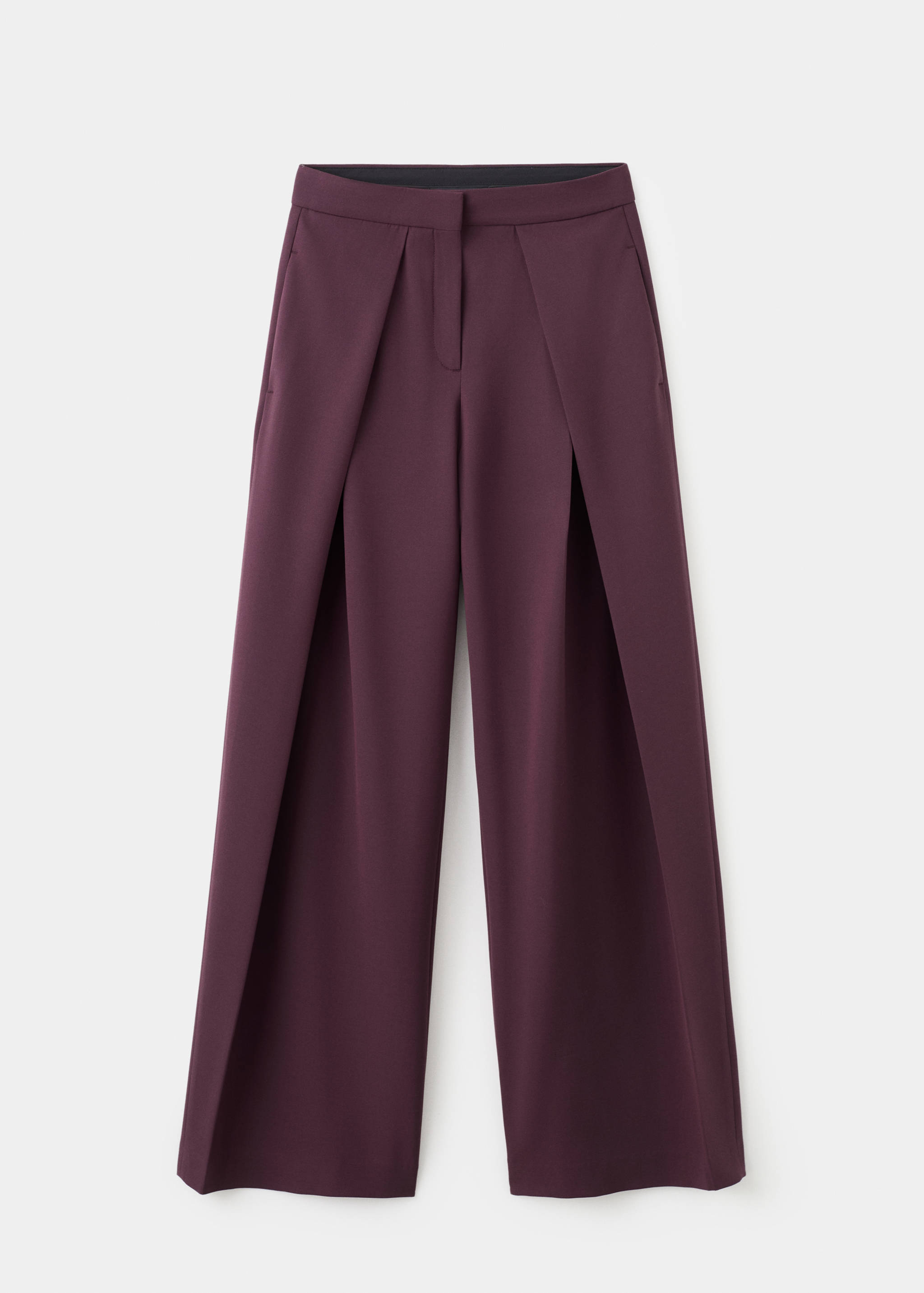 Pleated wide leg trousers - Article without model