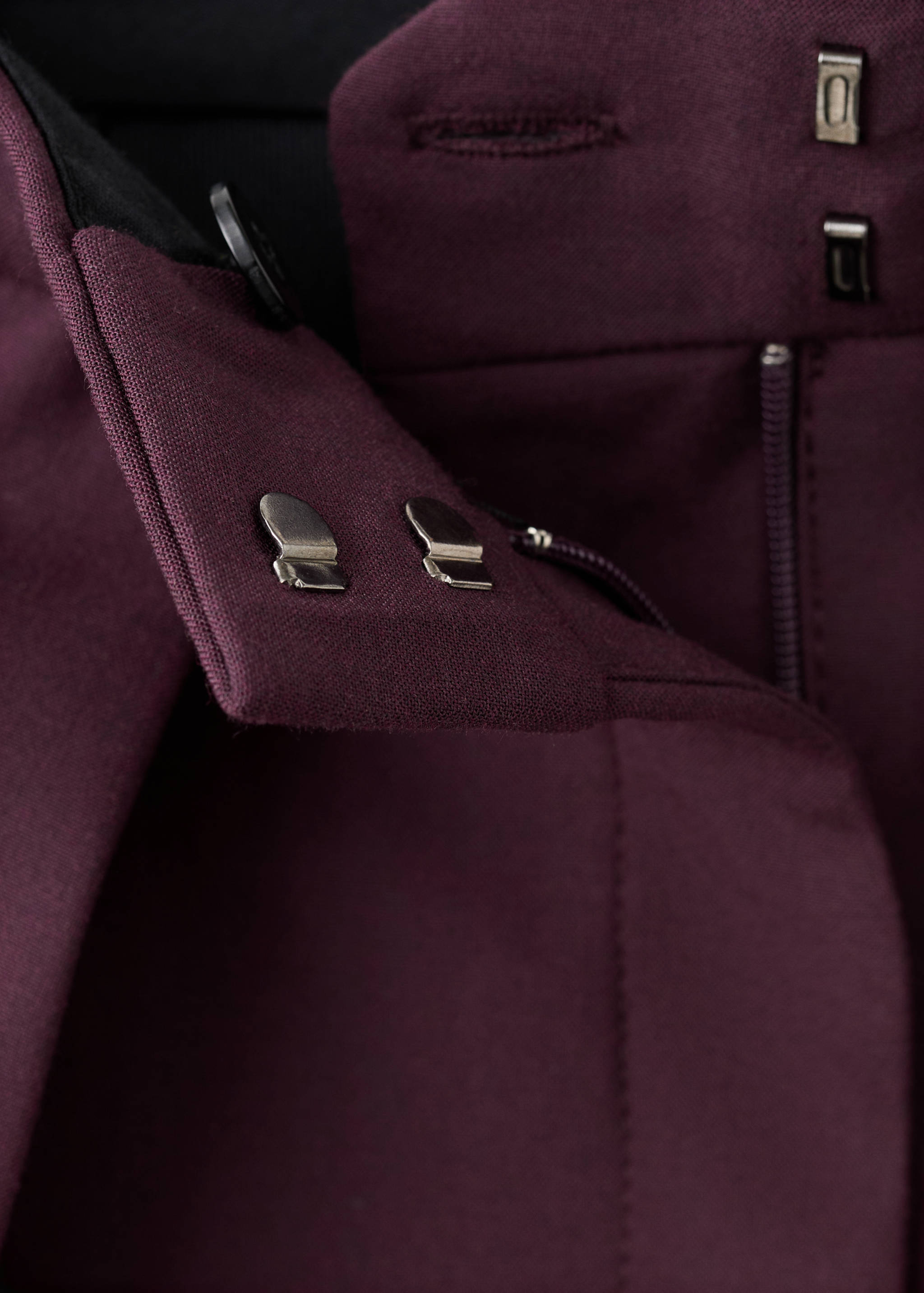 Pleated wide leg trousers - Details of the article 0