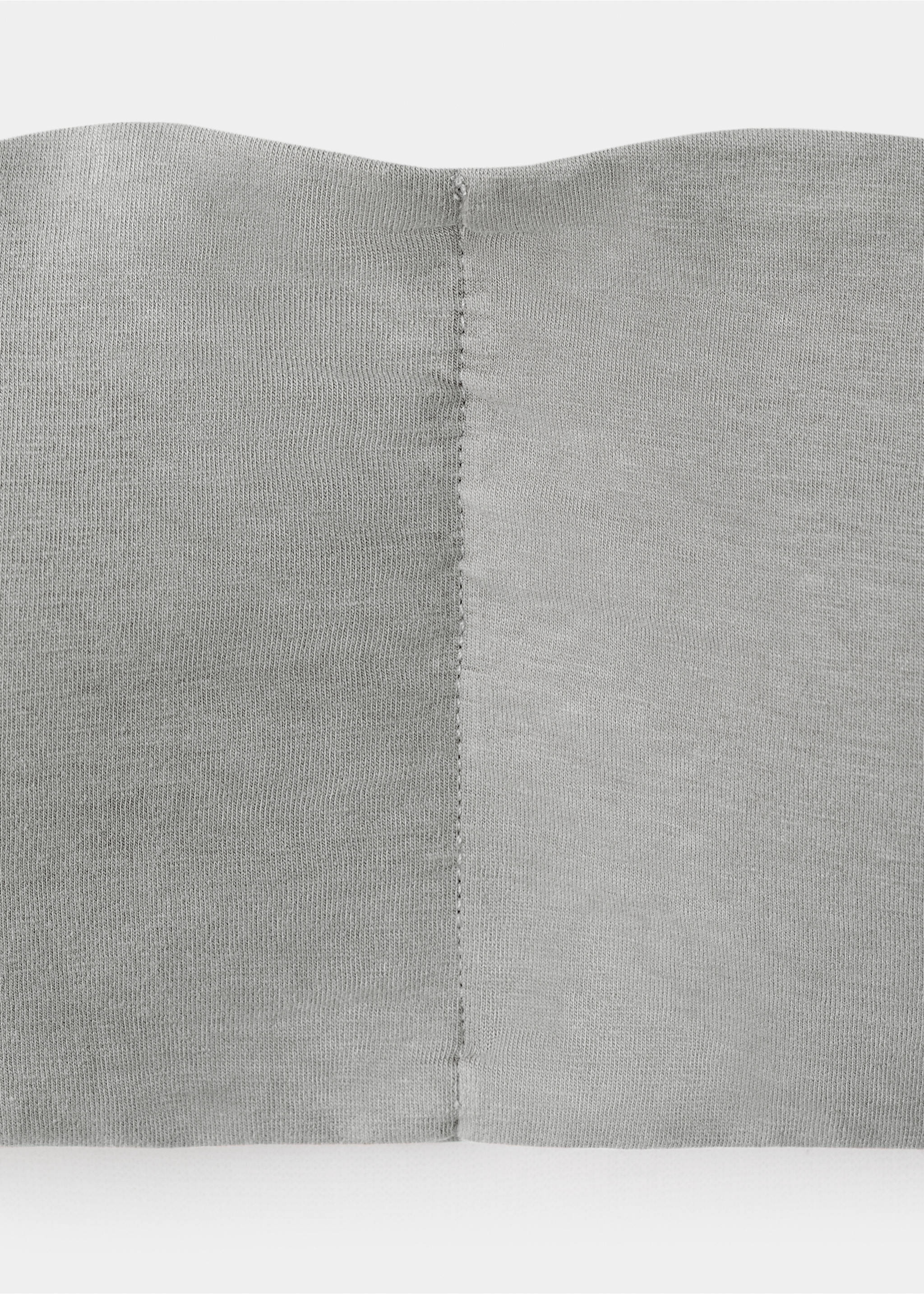 Straplez bluz - Ürün detayı 8, Açık Kırçıllı Gri. Ref: 17087911-00.