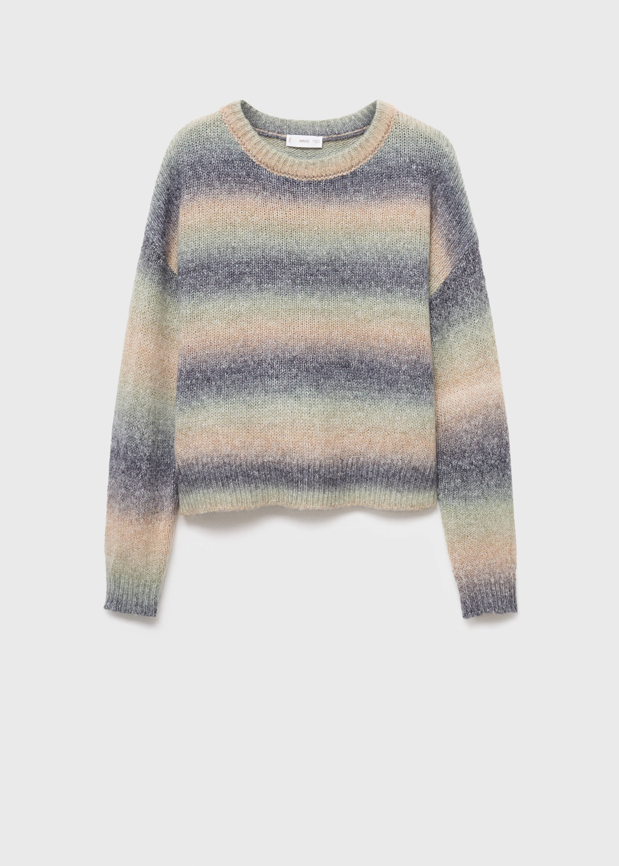 Multi-coloured knit sweater - Article without model