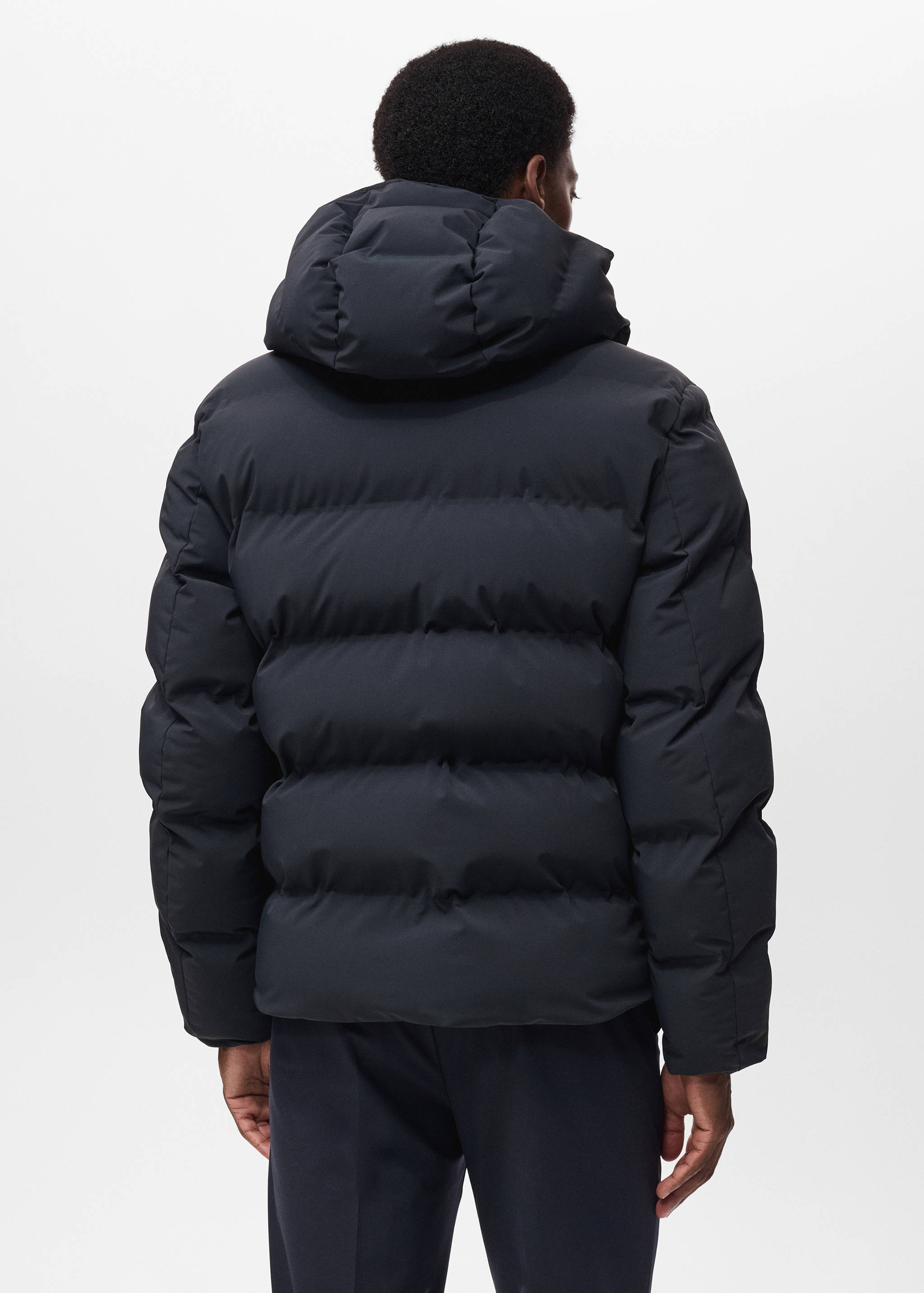 Anorak matelassé tissu imperméable - Verso de l’article