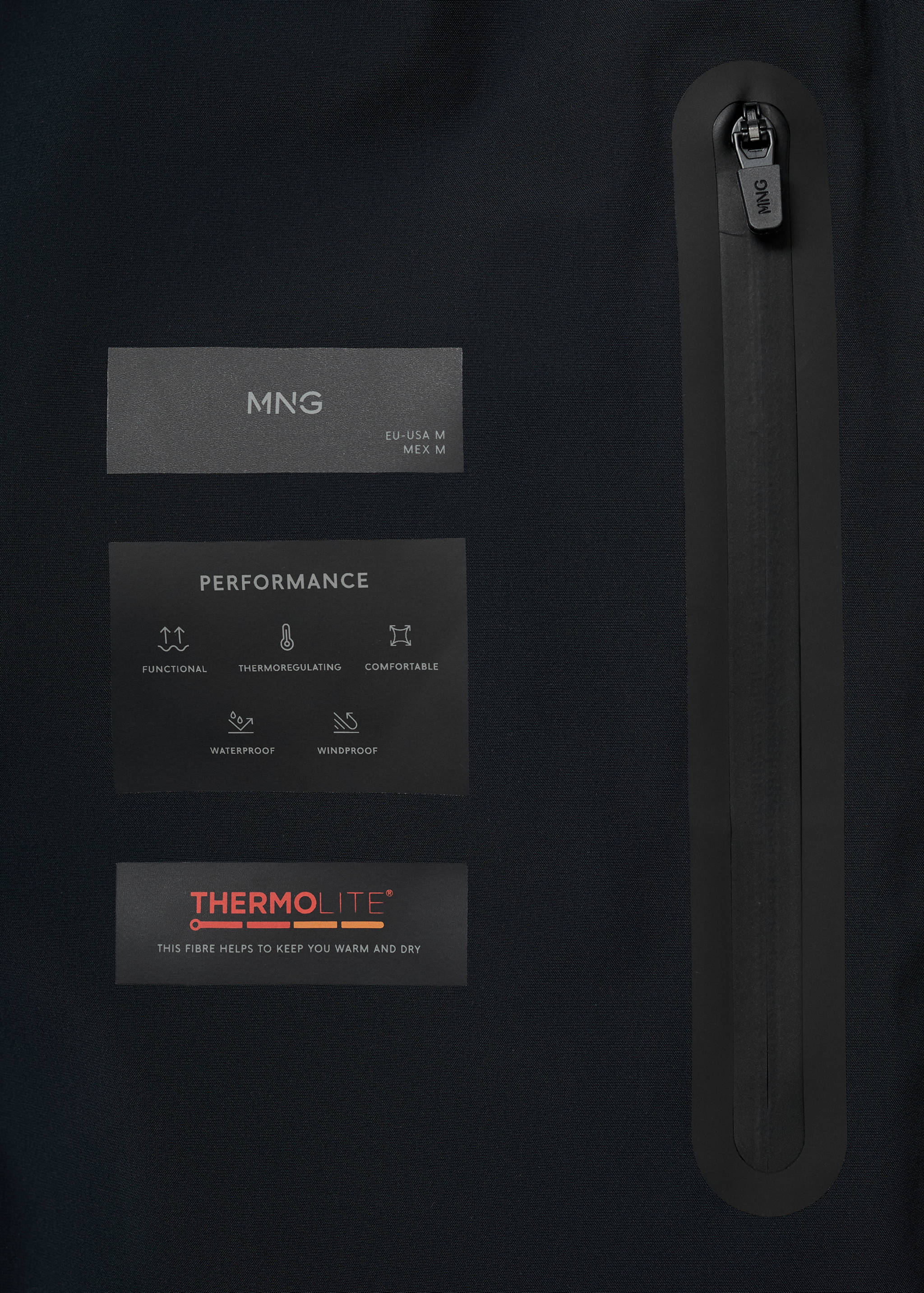 Anorak matelassé tissu imperméable - Détail de l'article 0