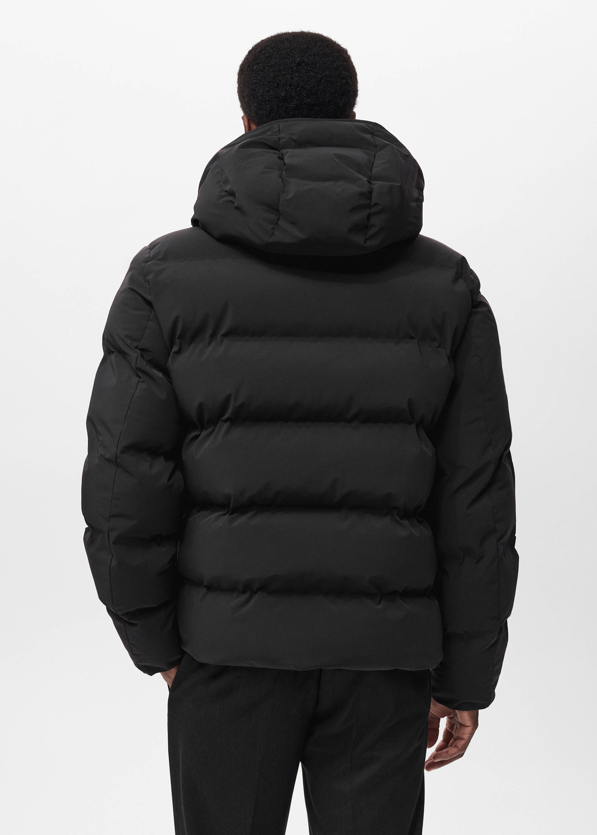 Anorak matelassé tissu imperméable - Verso de l’article