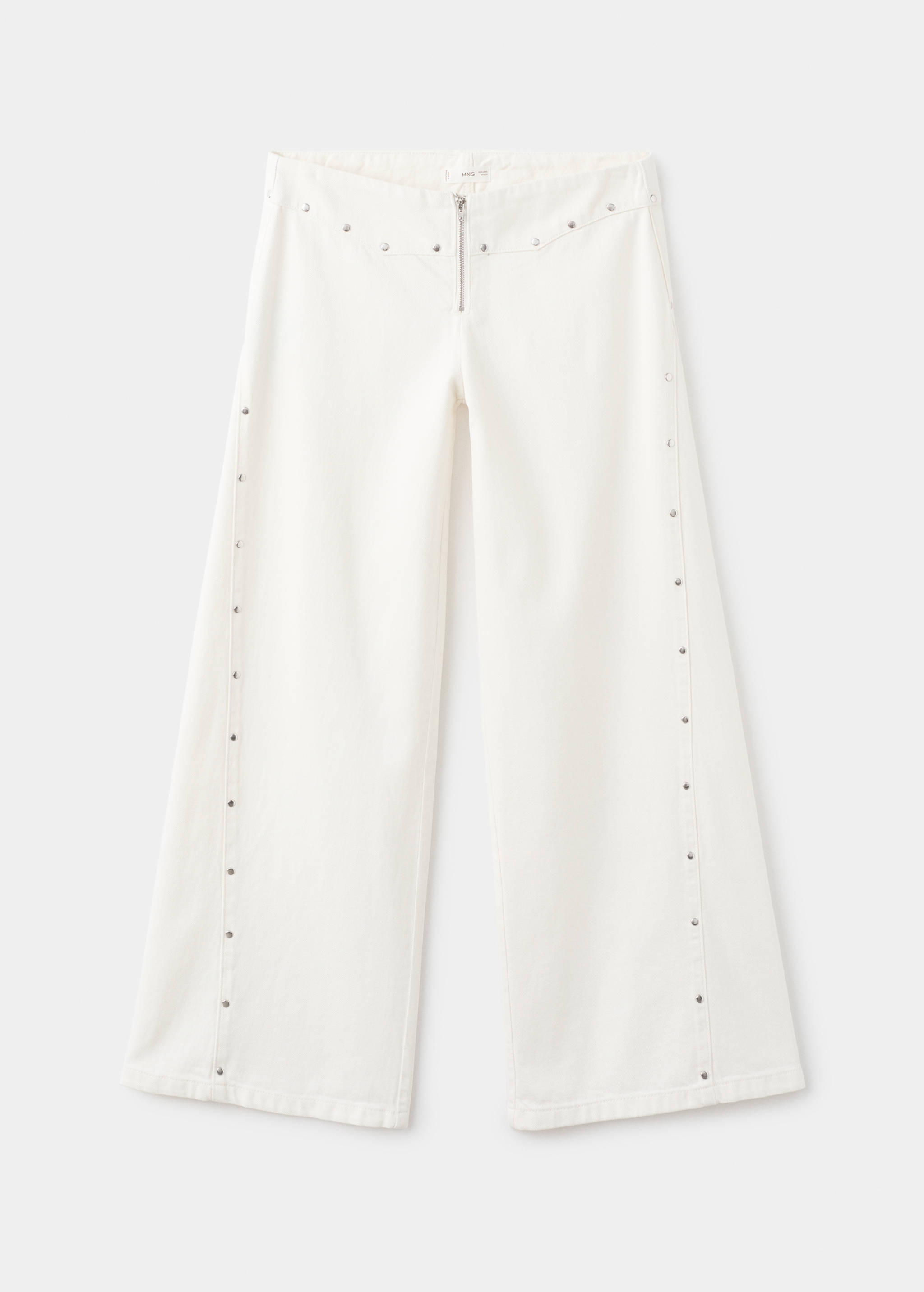 Wide leg jeans with studs - Article without model