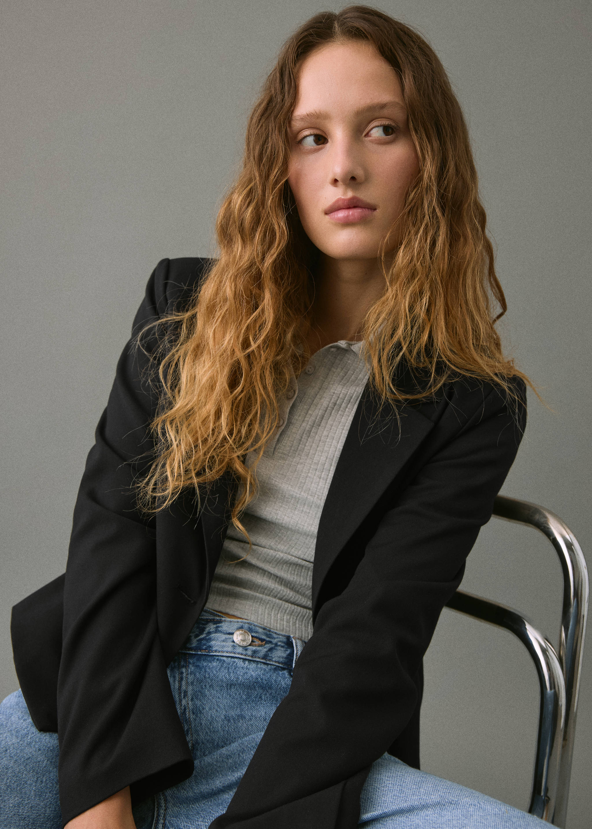 Short jacket with lapels - Details of the article 6