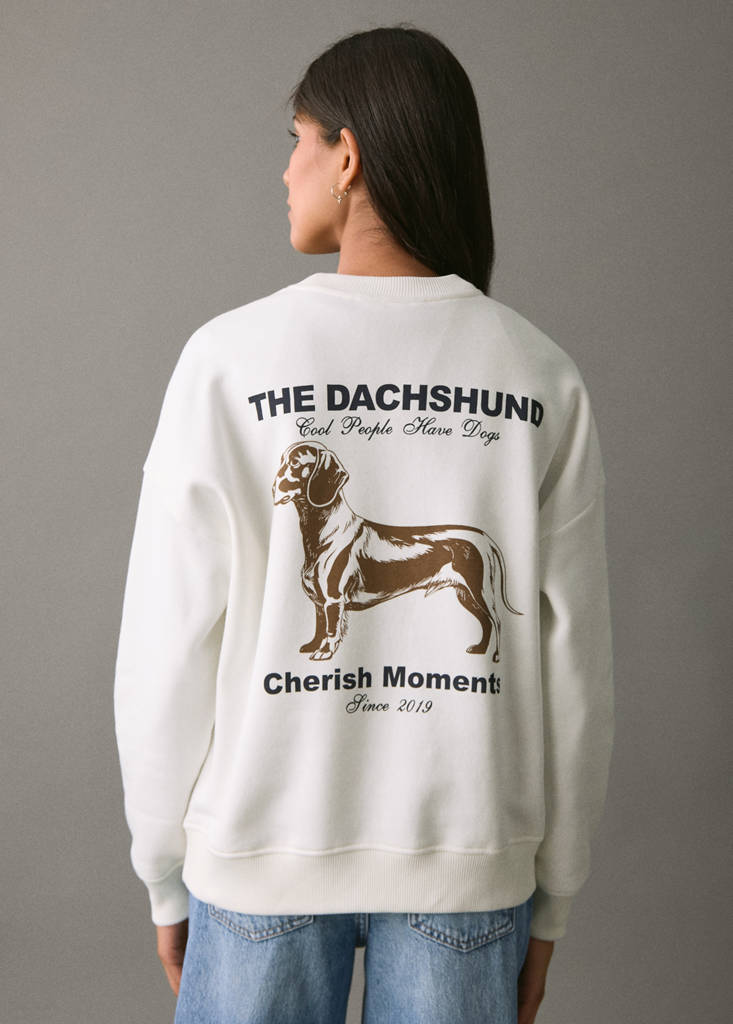 Printed cotton sweatshirt — Off White
