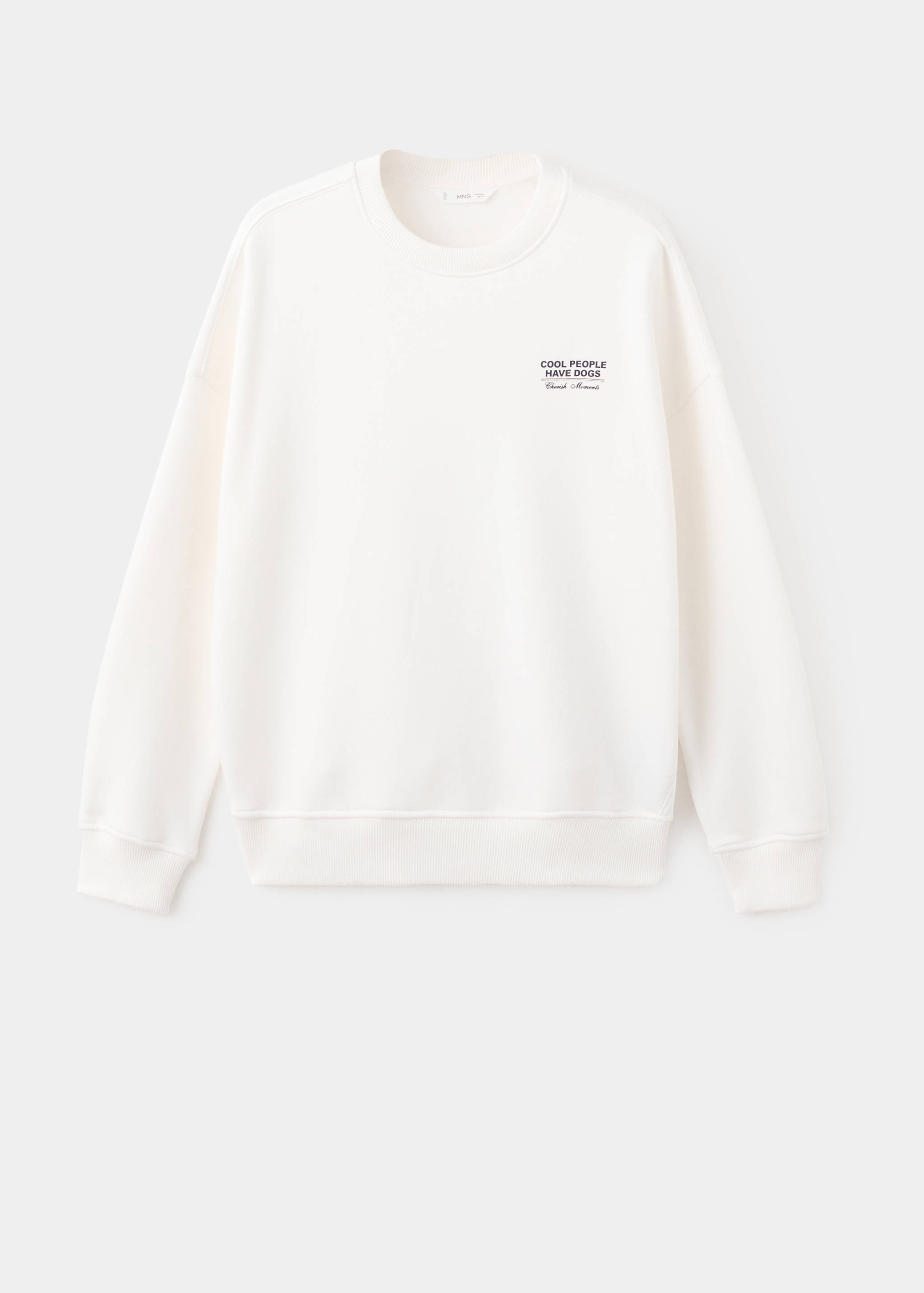 Gemustertes Baumwoll-Sweatshirt - Artikel ohne Model