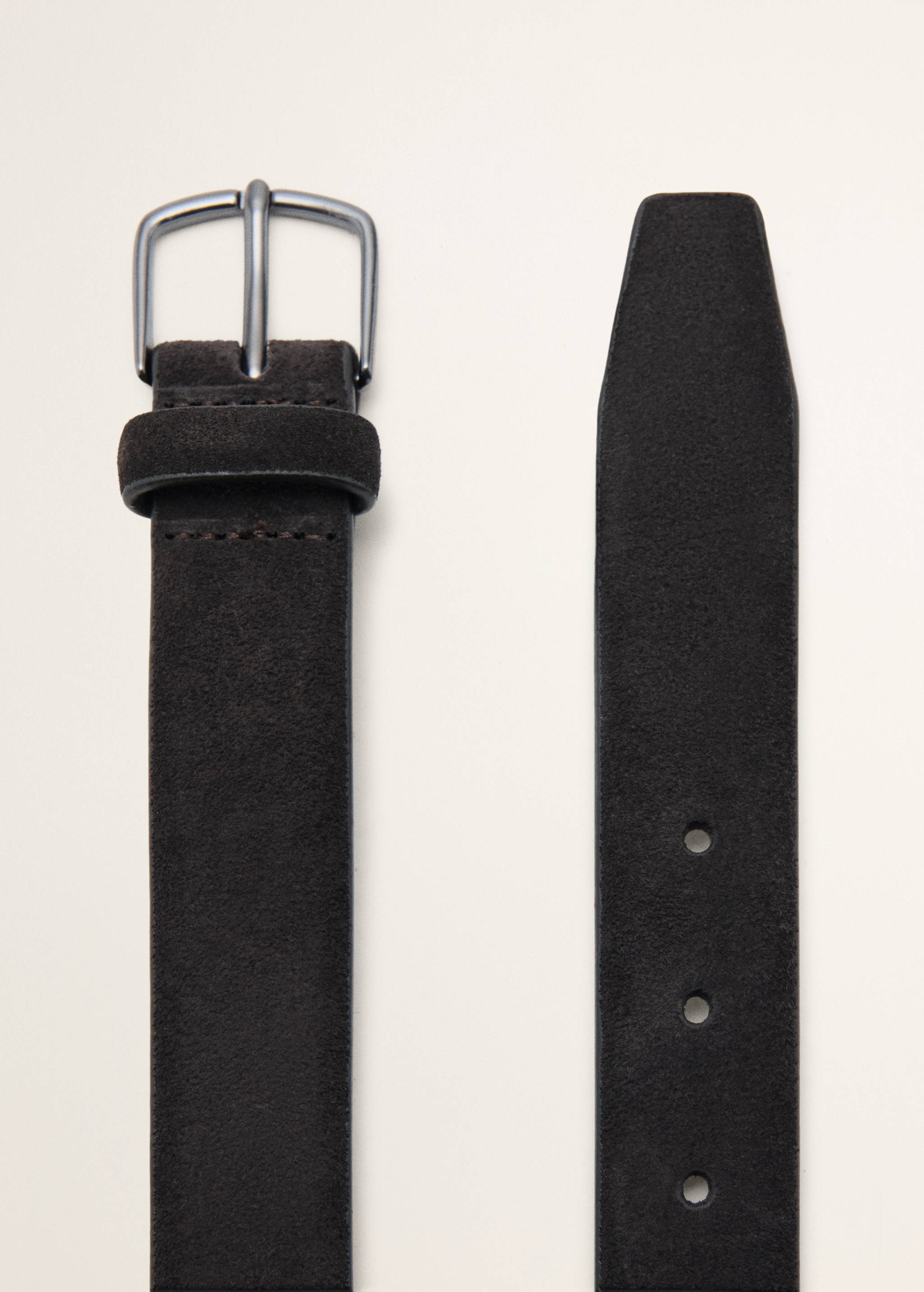 Buckle leather belt - Details of the article 1