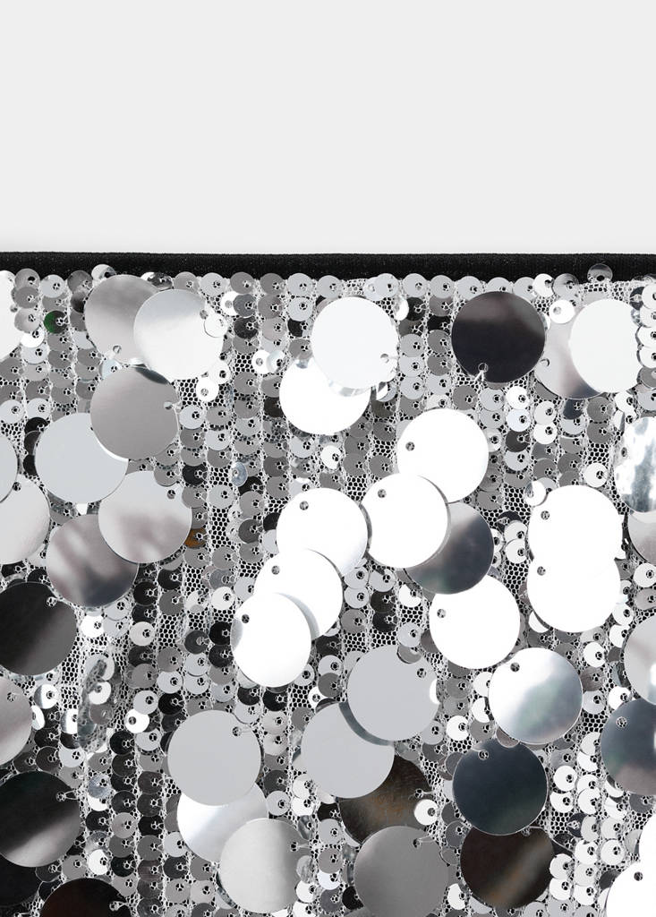 Sequin skirt — Silver
