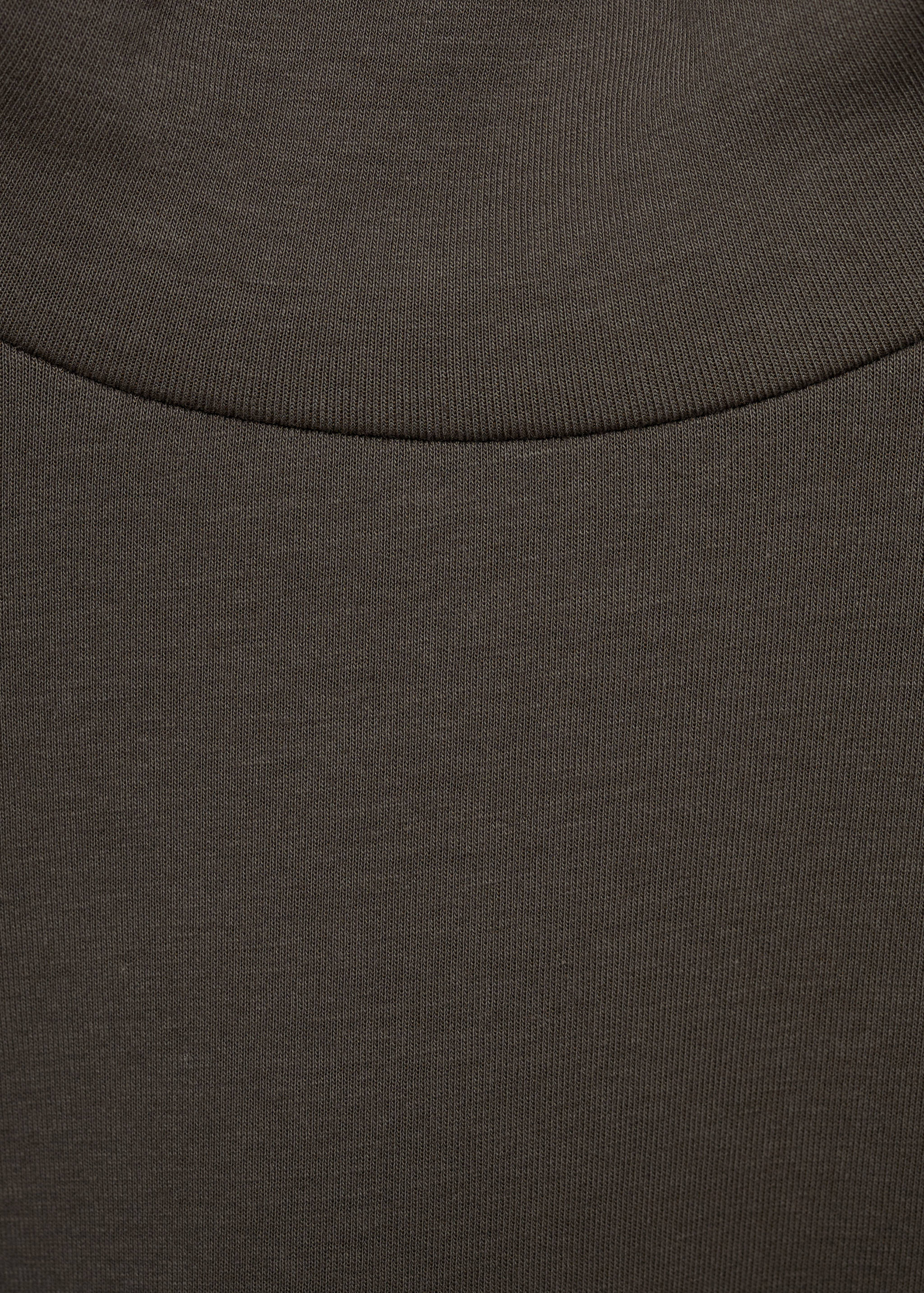 Long-sleeved t-shirt with perkins neck - Details of the article 8