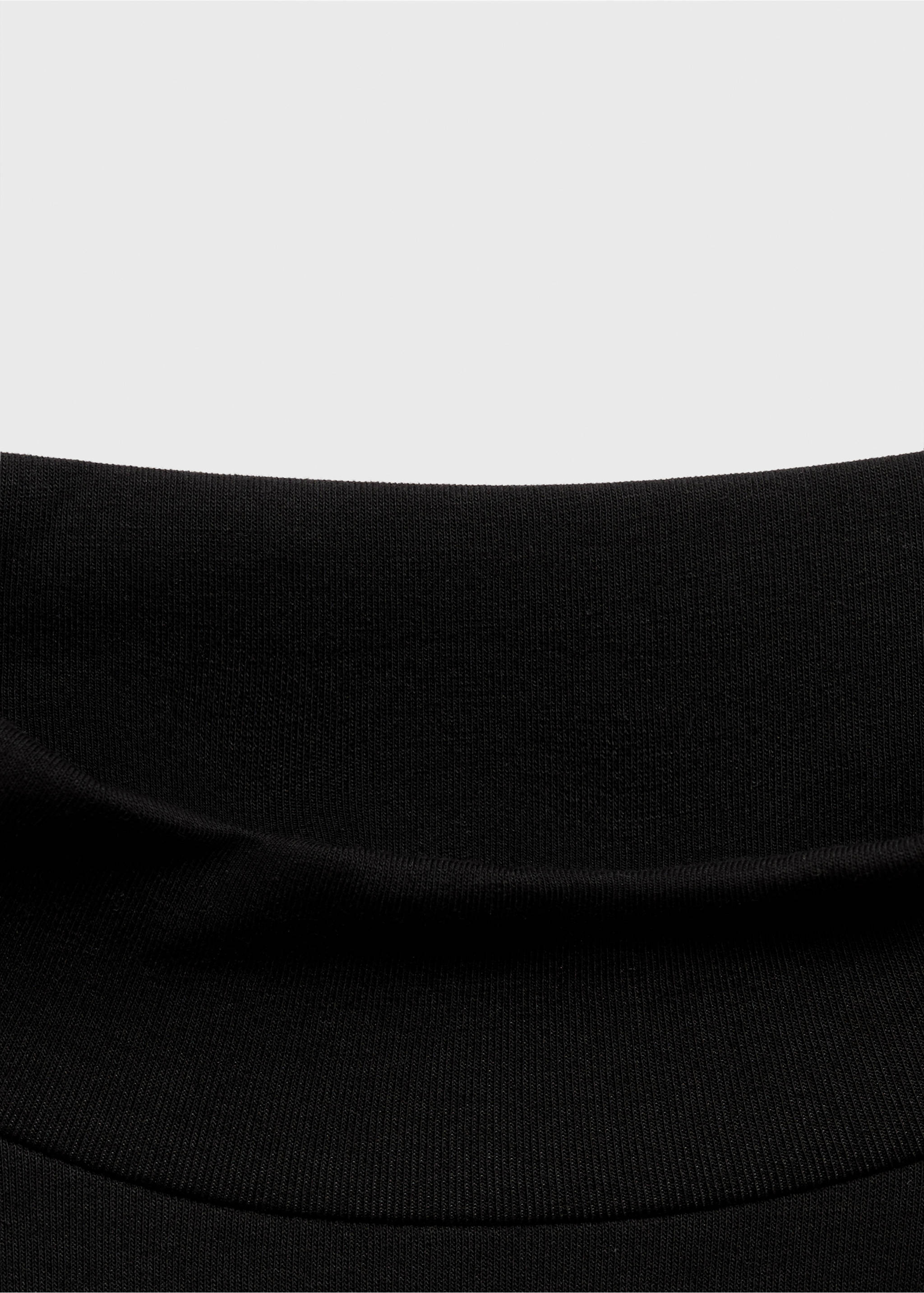 Camiseta manga larga cuello perkins - Detalle del artículo 0, Negro. Ref: 17088276-00.