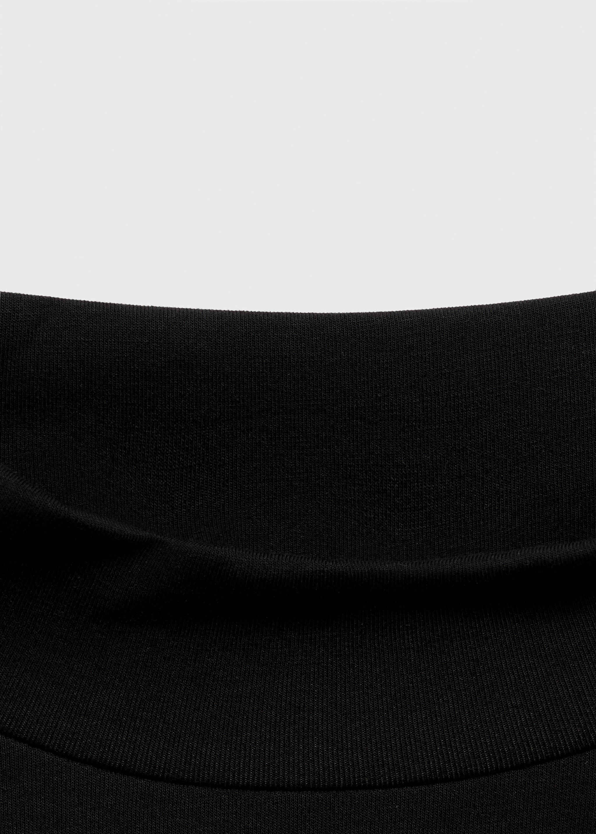 Long-sleeved t-shirt with perkins neck - Details of the article 0