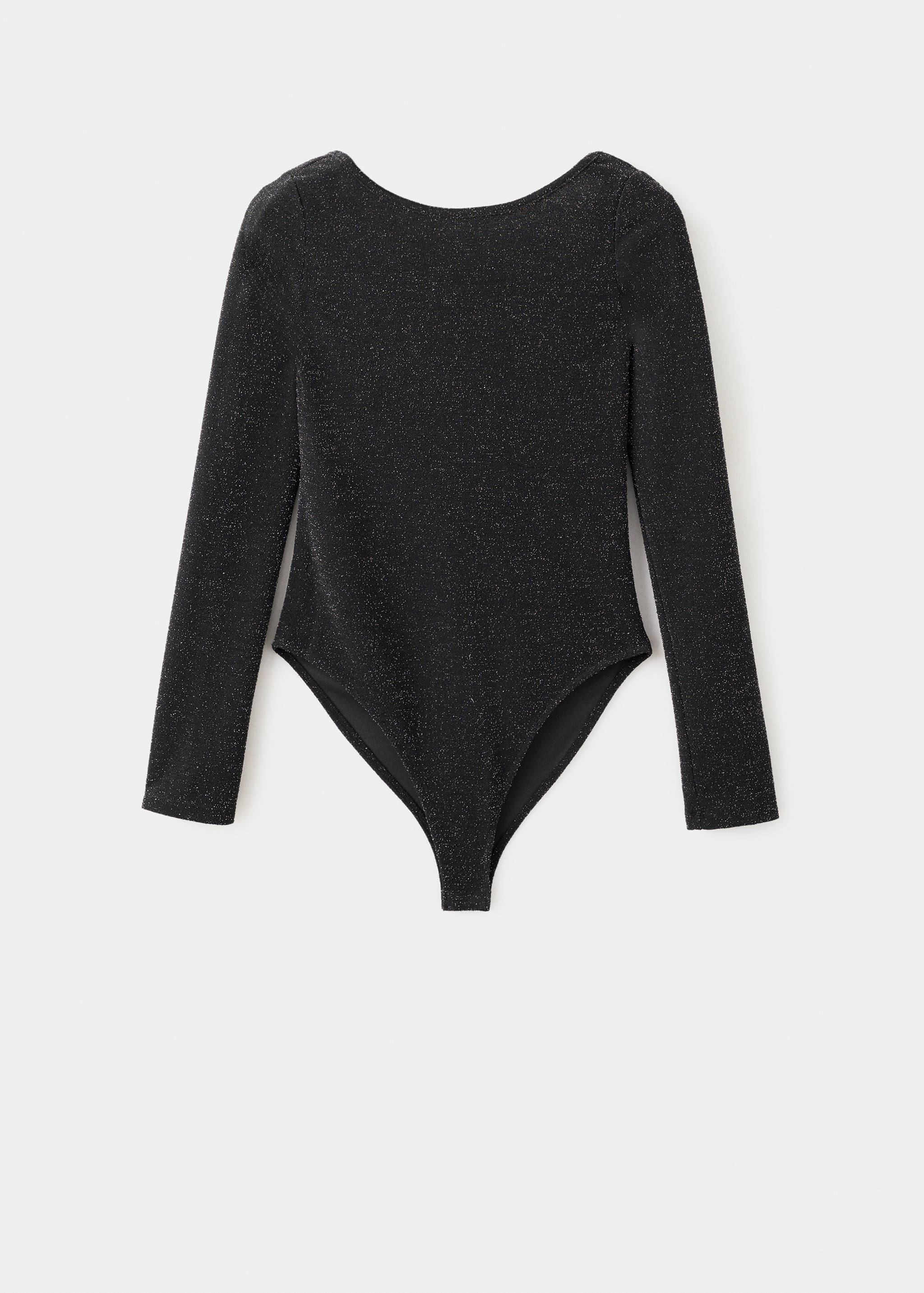 Open-back lurex bodysuit - Article without model