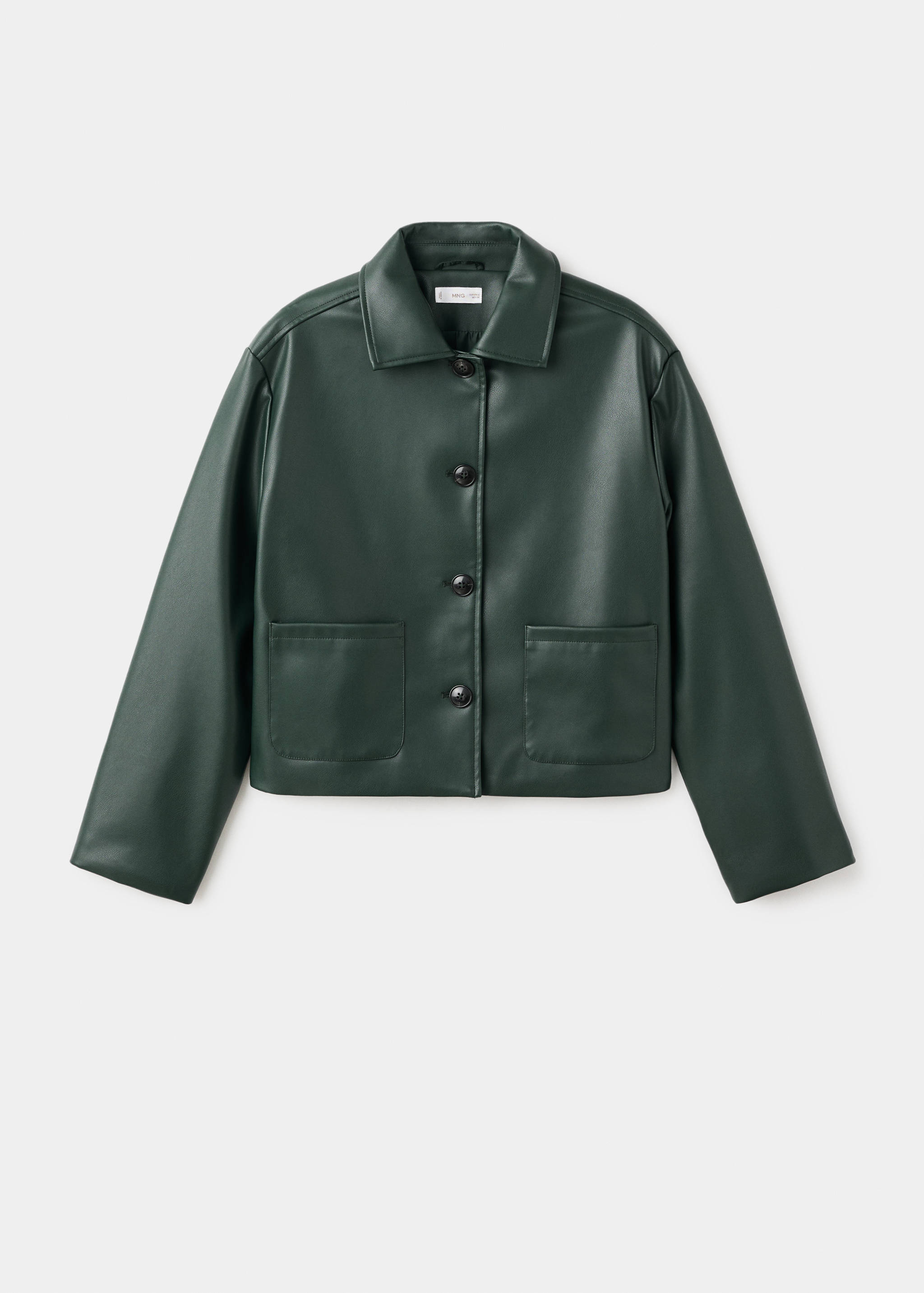 Leather-effect biker jacket - Article without model