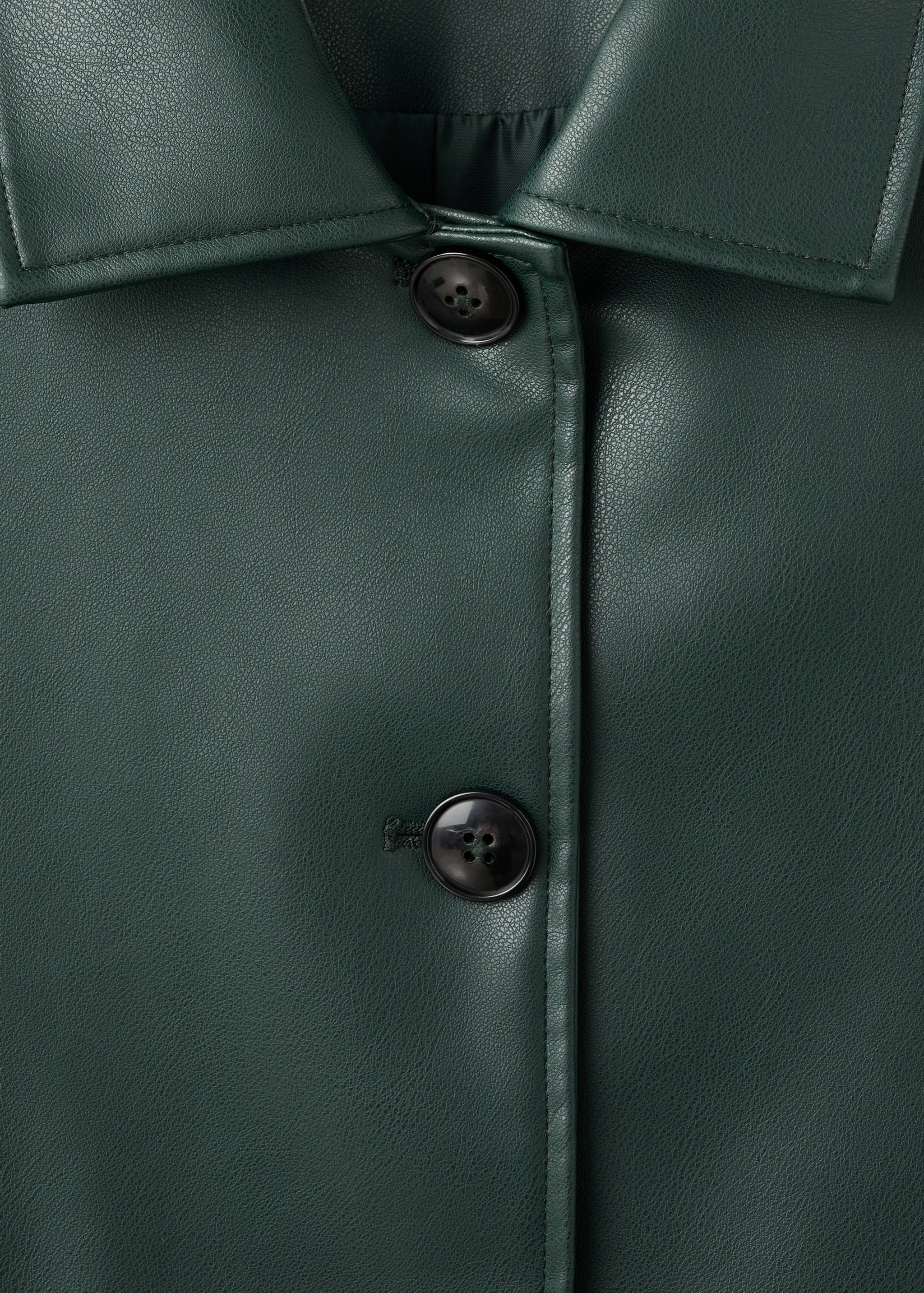 Leather-effect biker jacket - Details of the article 8
