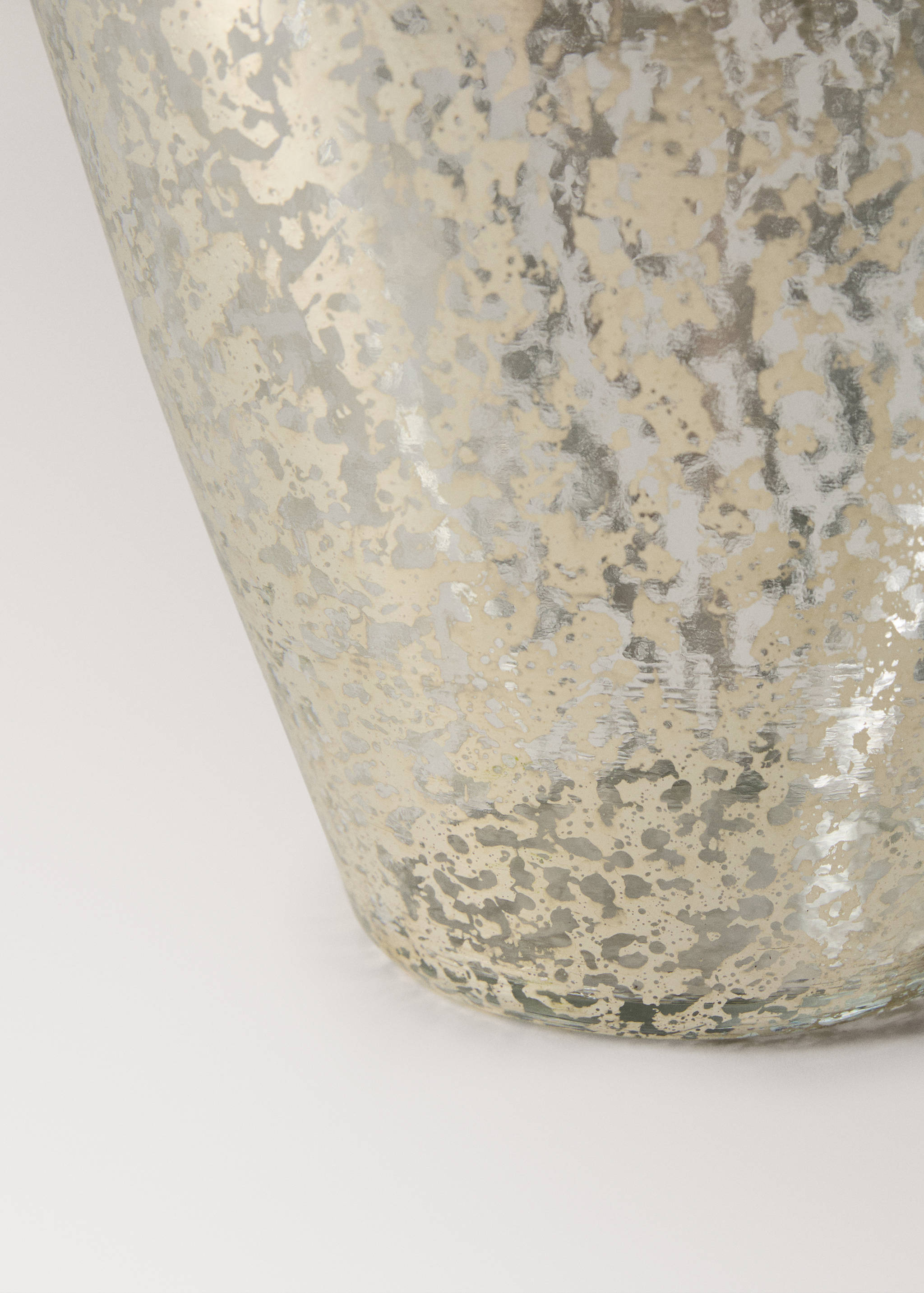 Große Vase aus Glas mit Metallic-Effekt - Detail des Artikels 2