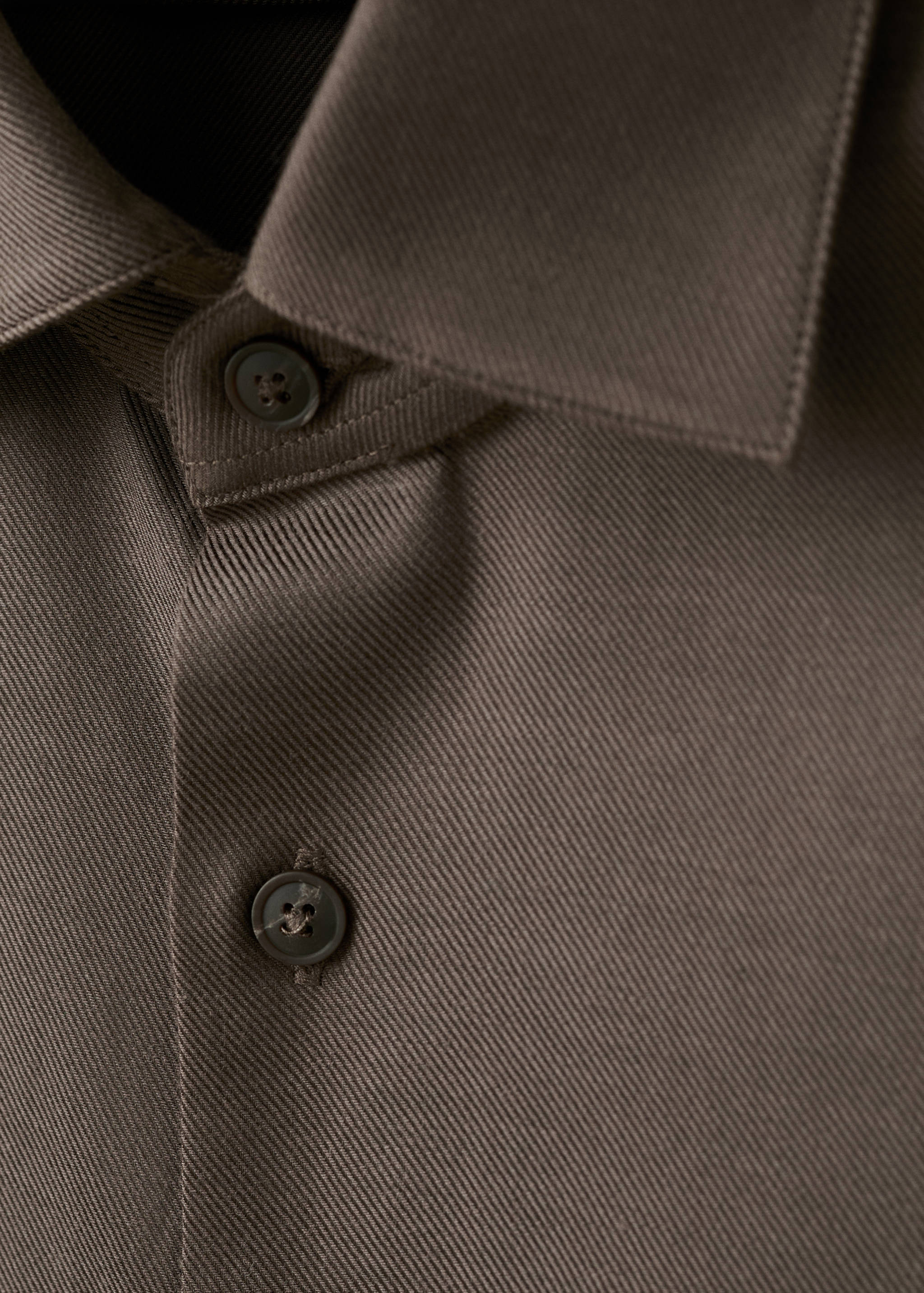 Regular-fit cotton lyocell shirt - Details of the article 8