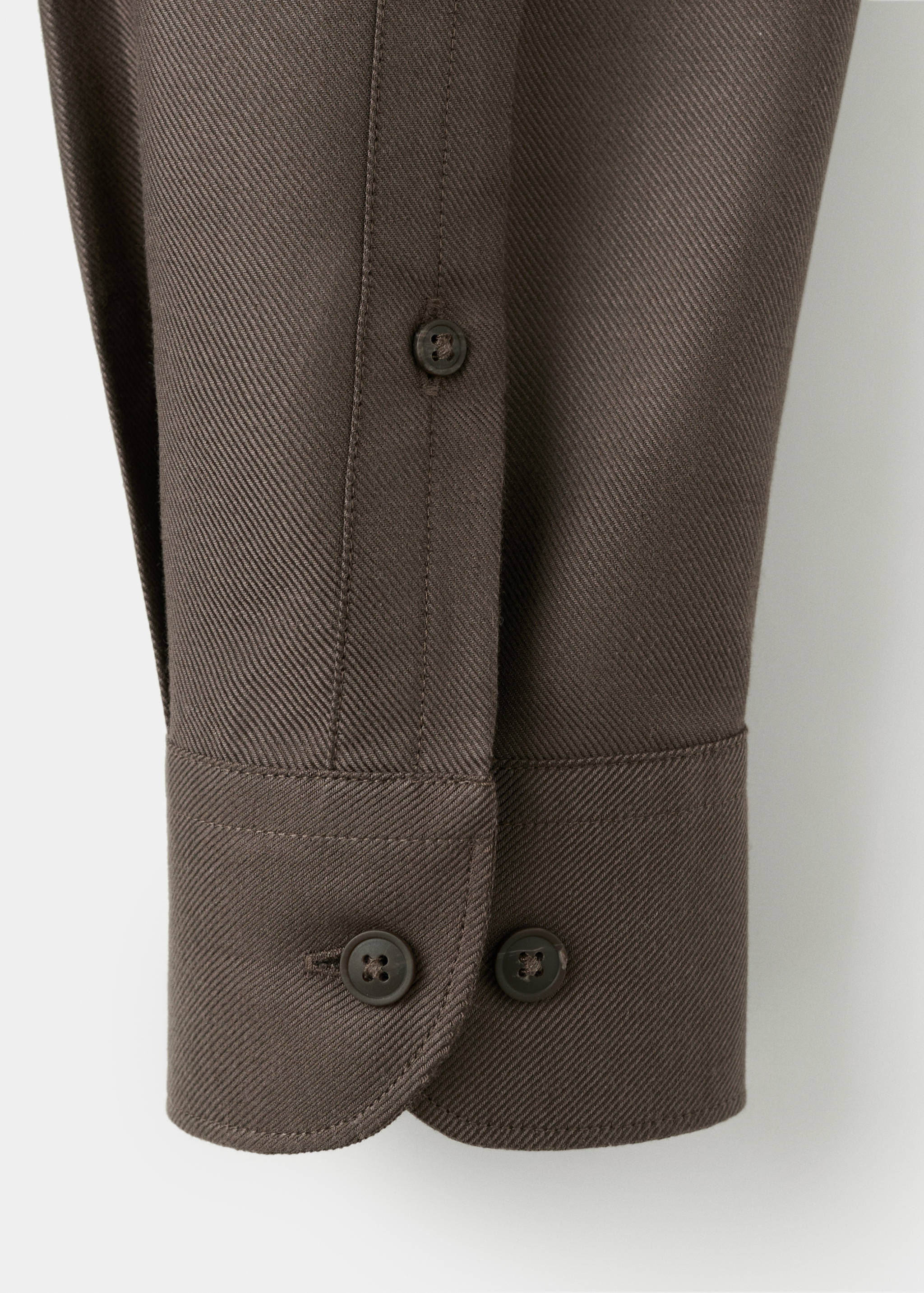 Regular-fit cotton lyocell shirt - Details of the article 0